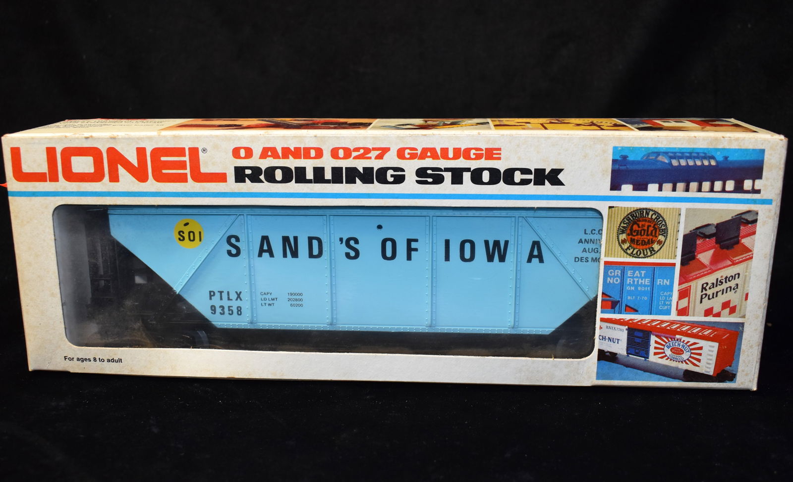 Lionel 6-9358 LCCA Covered Hopper Sands of Iowa - New in the Box 1980 (1 of 3)