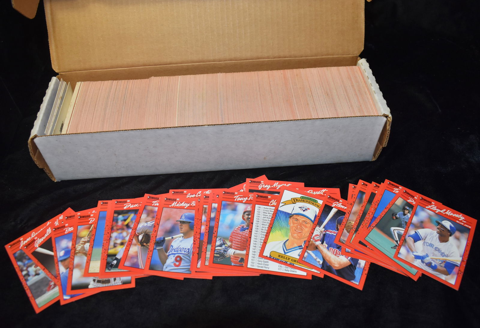 1990 Donruss Baseball Approx 1000 Cards in Mint or Near Mint Condition (1 of 3)