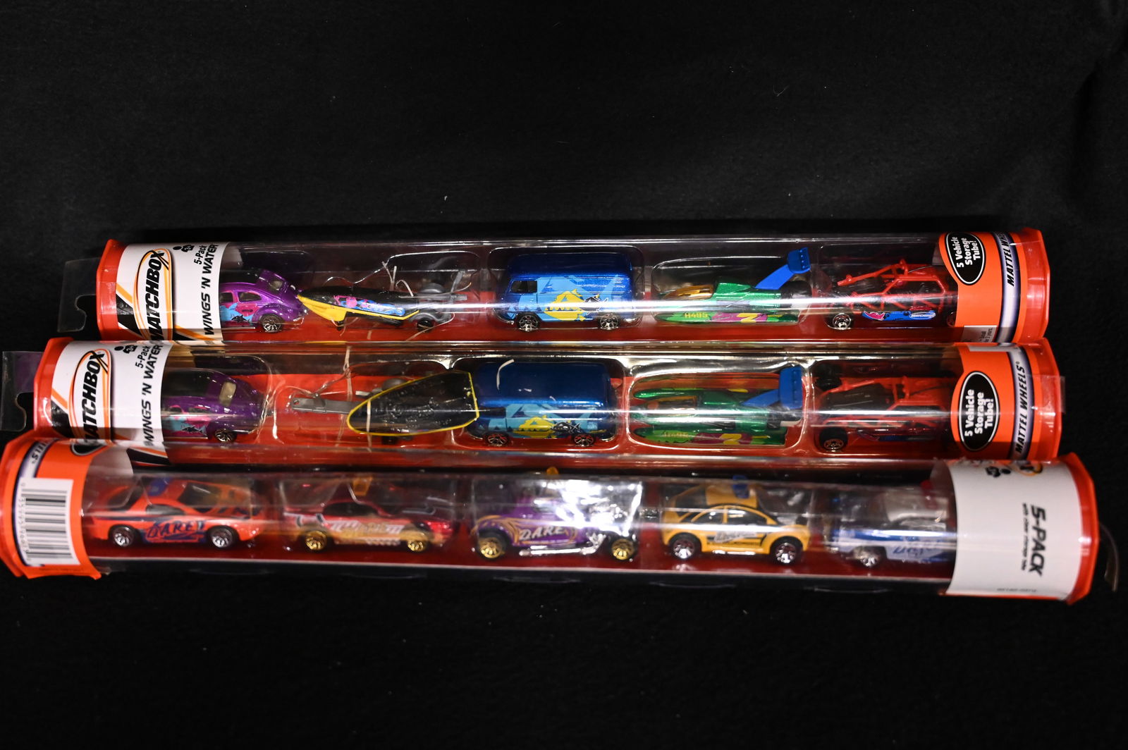 3 Matchbox 5-Packs 2000 Brand New Condition.: 3 Matchbox 5-Packs 2000 Brand New Condition.