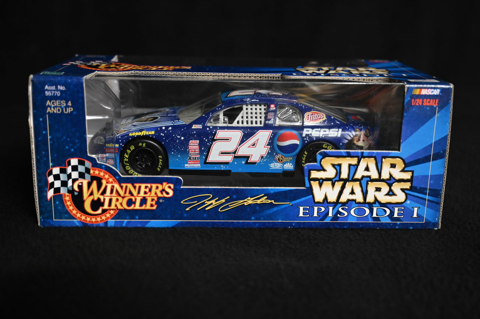 Jeff Gordon "Star Wars Episode 1" 1999 Winners Circle 1/24 Scale Die Cast NASCAR in Brand New (1 of 4)