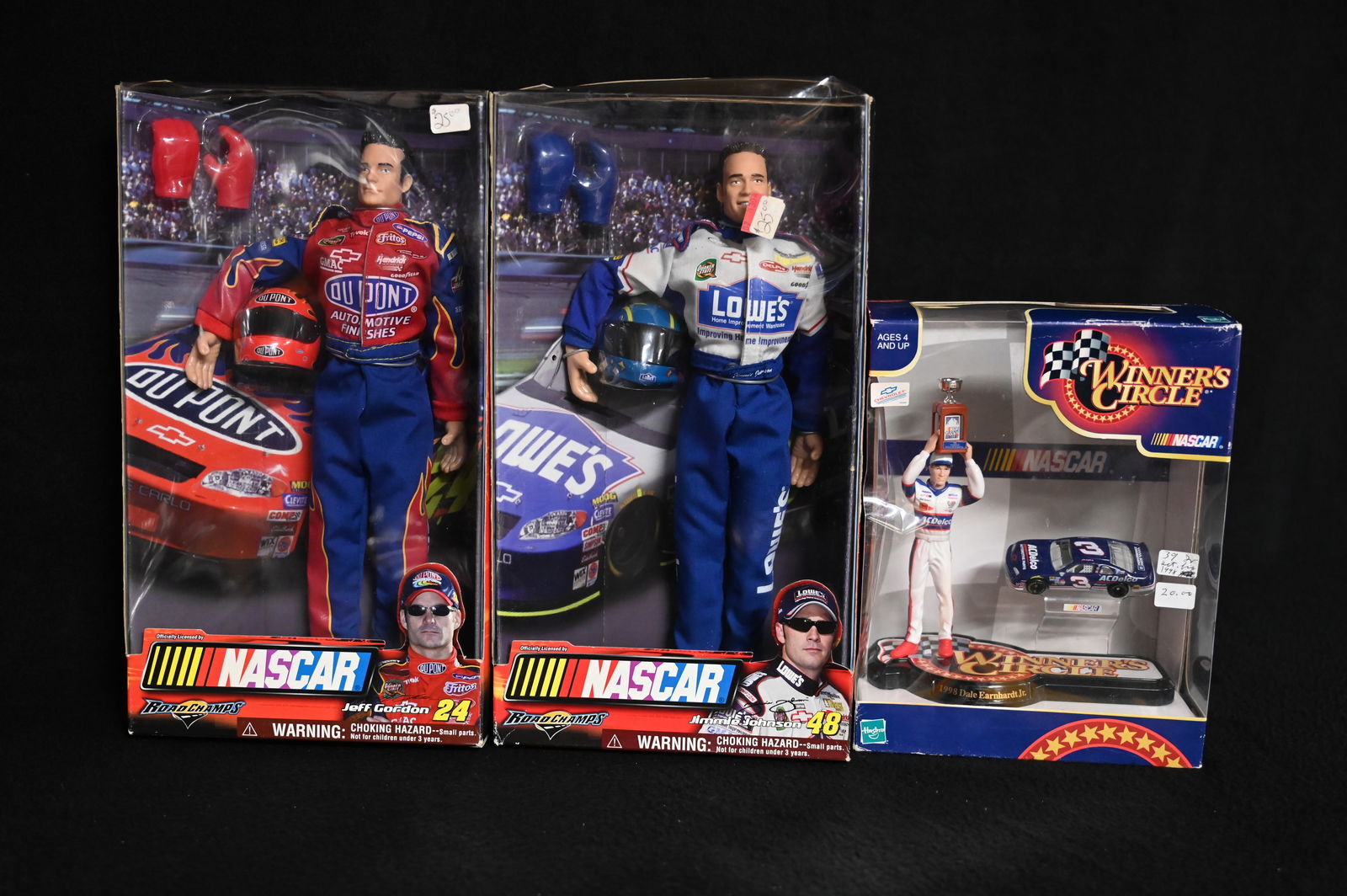 2003 Road Champs Jeff Gordon and Jimmie Johnson.  1999 Winner's Circle Dale Earnhardt Jr.  NASCAR (1 of 5)