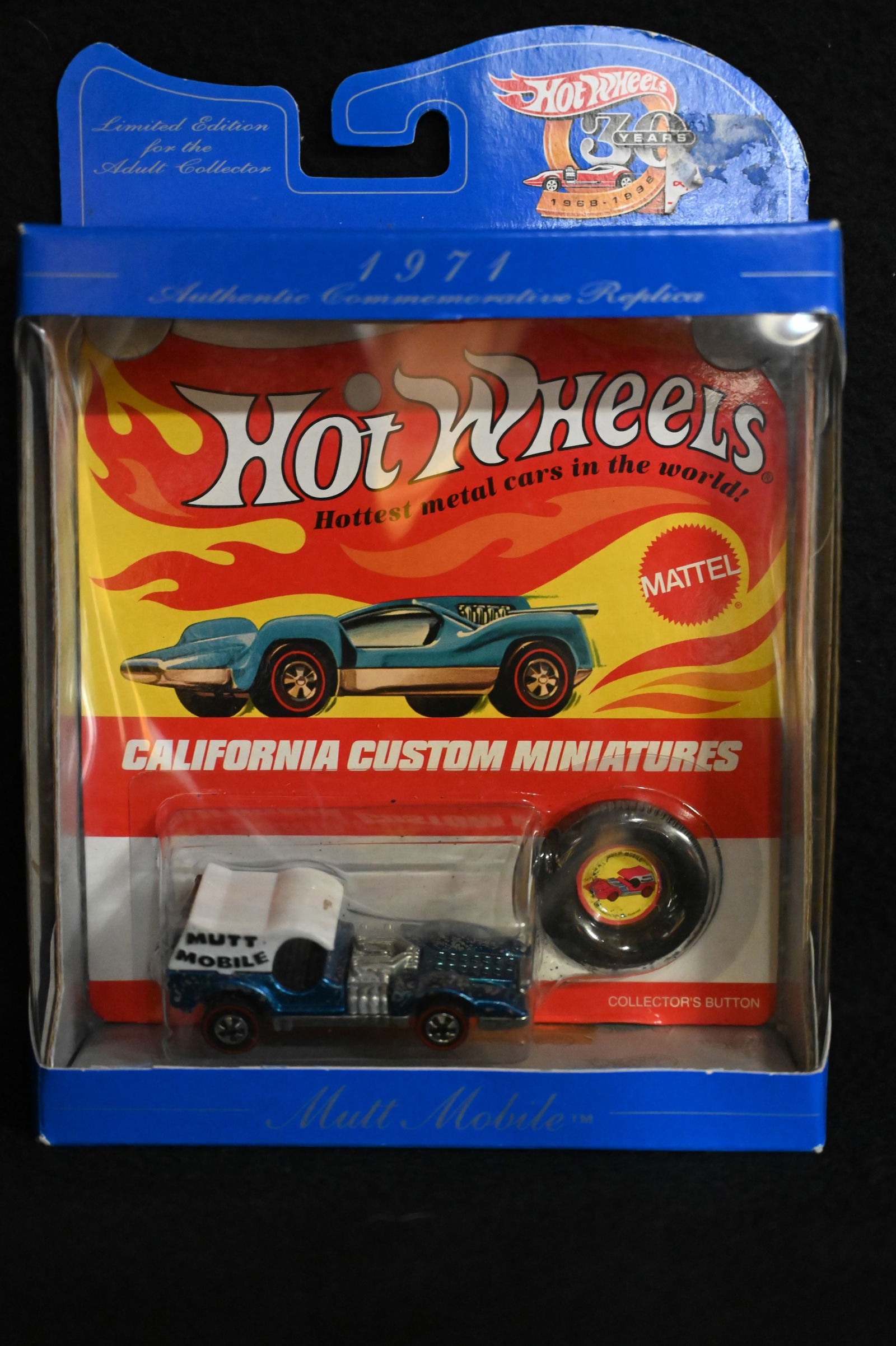 1997 Hot Wheels California Custom Miniatures Mutt Mobile 30 Years Anniversary. (1 of 4)