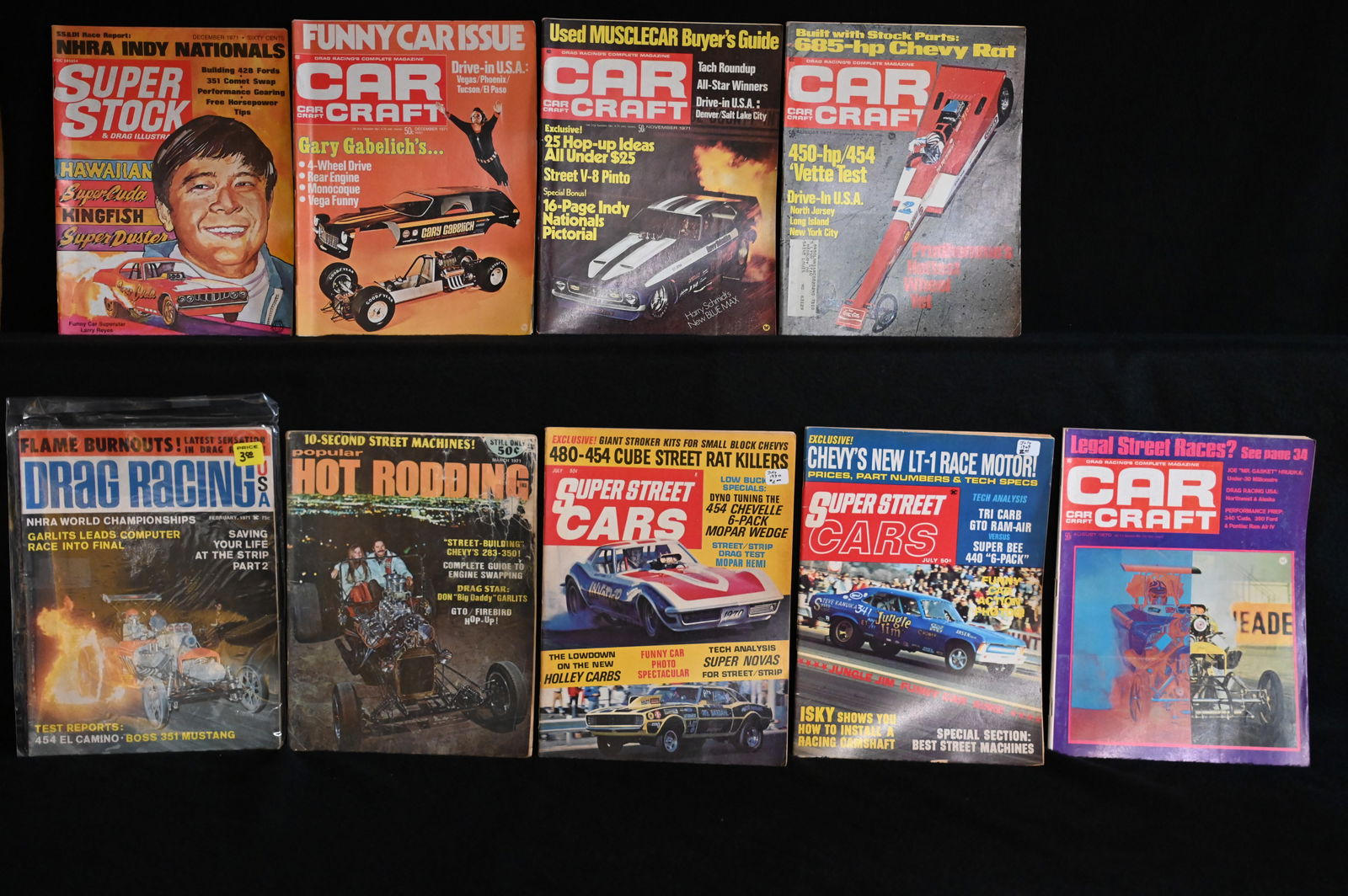 1969-1971 Popular Hot Rodding, Super Stock, Super Street Cars, Car Craft and Drag Racing USA 9 (1 of 5)