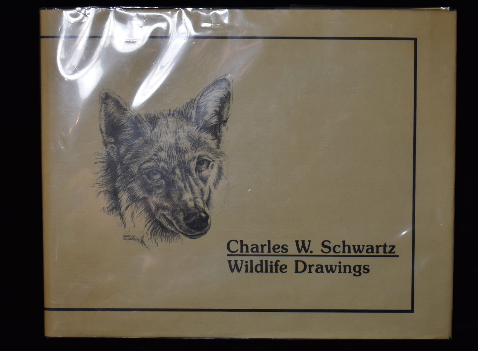 WILDLIFE DRAWINGS by Charles W. Schwartz 1980 1st edition Folio Size FINE Book (1 of 8)