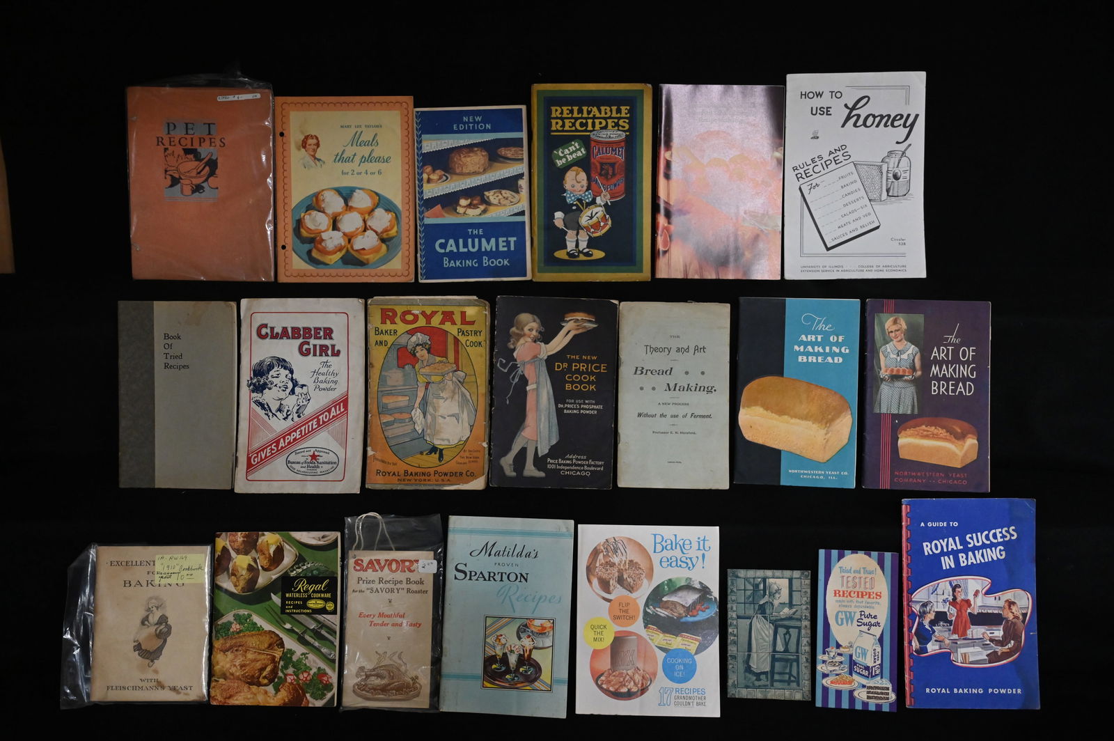 20 Vintage Advertisement Cook Books/Pamphlets From The 1900's.  Includes Pet Recipes, Savory, Royal (1 of 4)