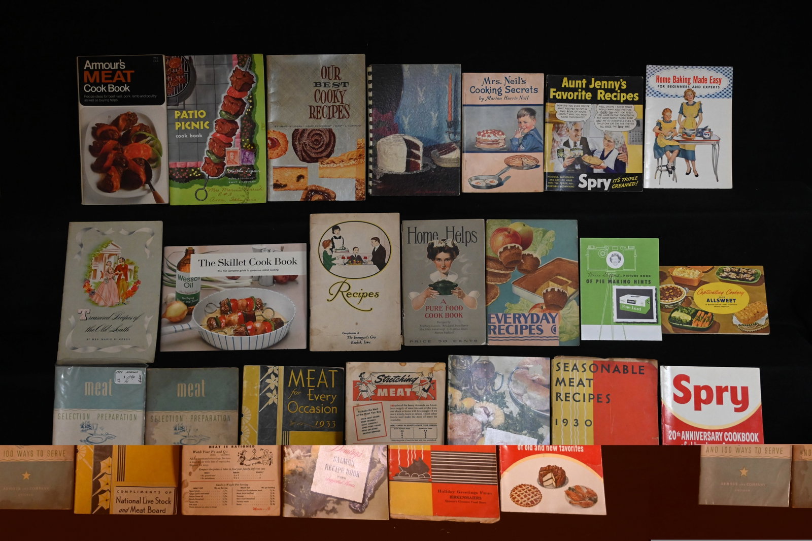 20 Vintage Advertisement Cook Books/Pamphlets From The 1900's. Includes Spry, Mrs. Neil's, Home: 20 Vintage Advertisement Cook Books/Pamphlets From The 1900's. Includes Spry, Mrs. Neil's, Home Helps, Meat, and more.