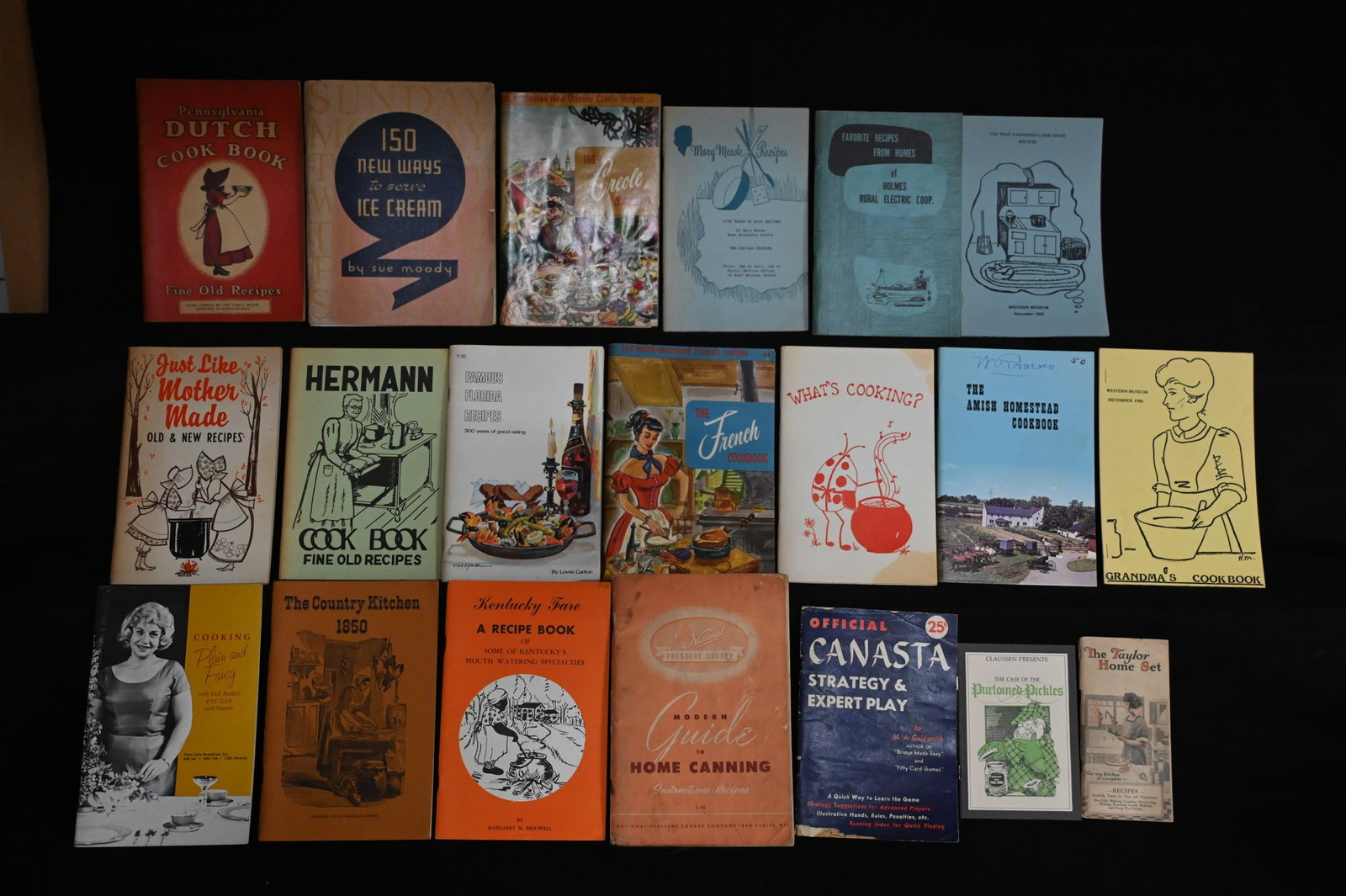 20 Vintage Advertisement Cook Books/Pamphlets From The 1900's. Includes Western Museum, The Taylor: 20 Vintage Advertisement Cook Books/Pamphlets From The 1900's. Includes Western Museum, The Taylor Home Set, 150 Ways To Serve Ice Cream, National Pressure Cooker, and more.