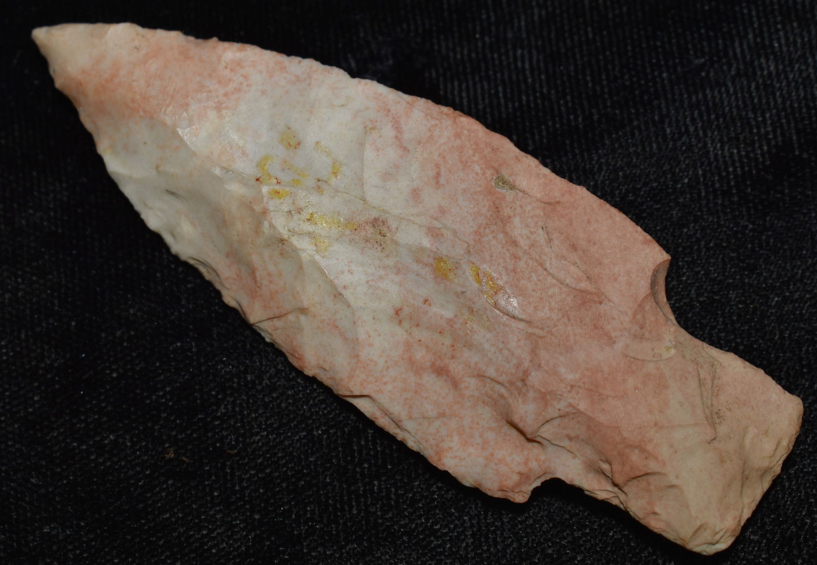 3 1/4" Payson Chert Stone Square Stemmed Arrowhead found in Adams County, Ill (1 of 7)