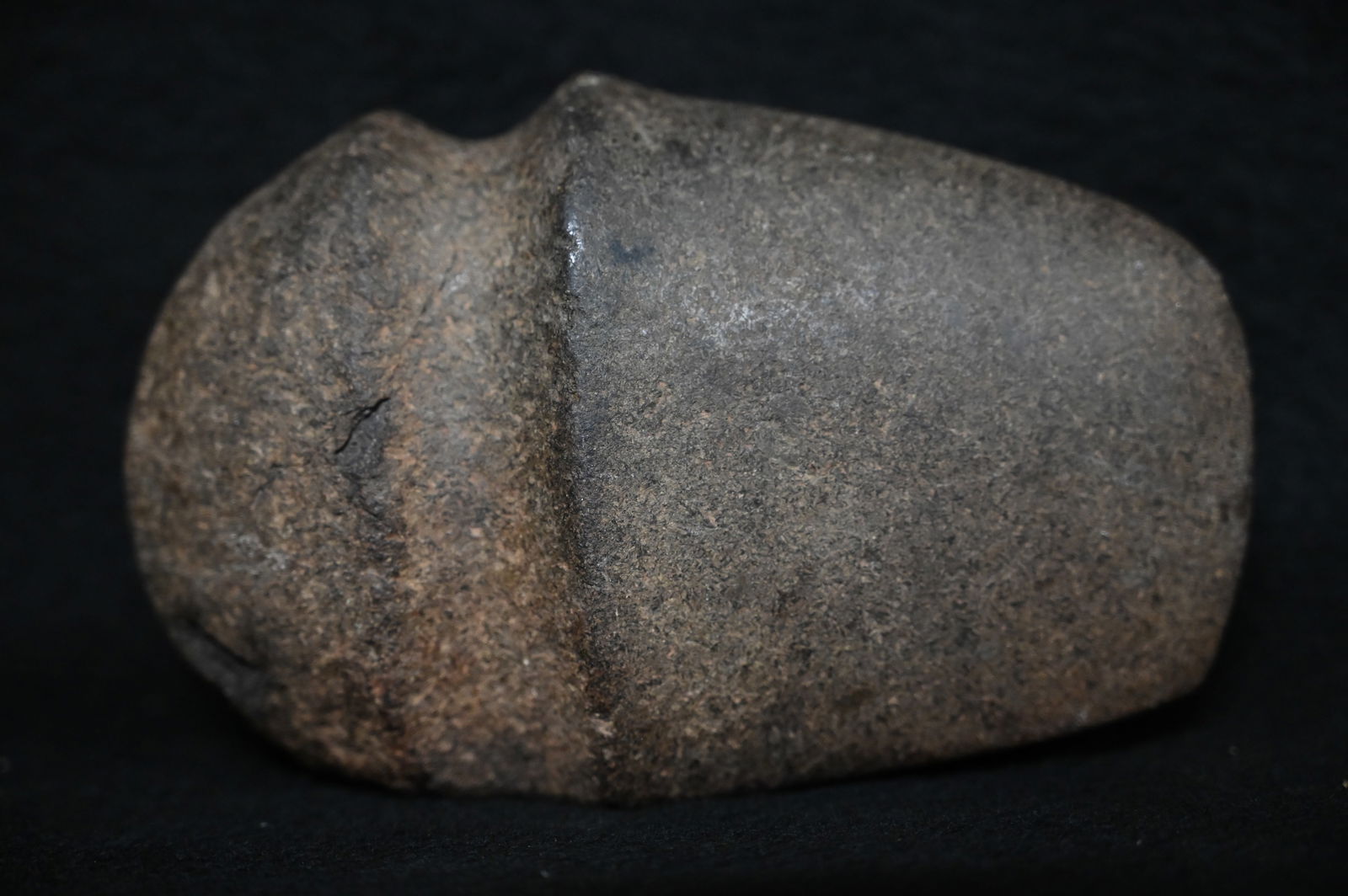5 3/4" Granite 3/4 Groove Axe Found in White Co. Illinois. Comes with a Ryan Keele COA Ex: G. (1 of 10)