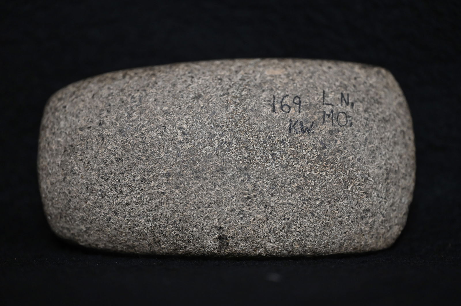 4 1/8" Granite Celt Found in Lincoln Co. Missouri. Comes with a Roy Motley COA Ex: Randy Hudson, (1 of 10)