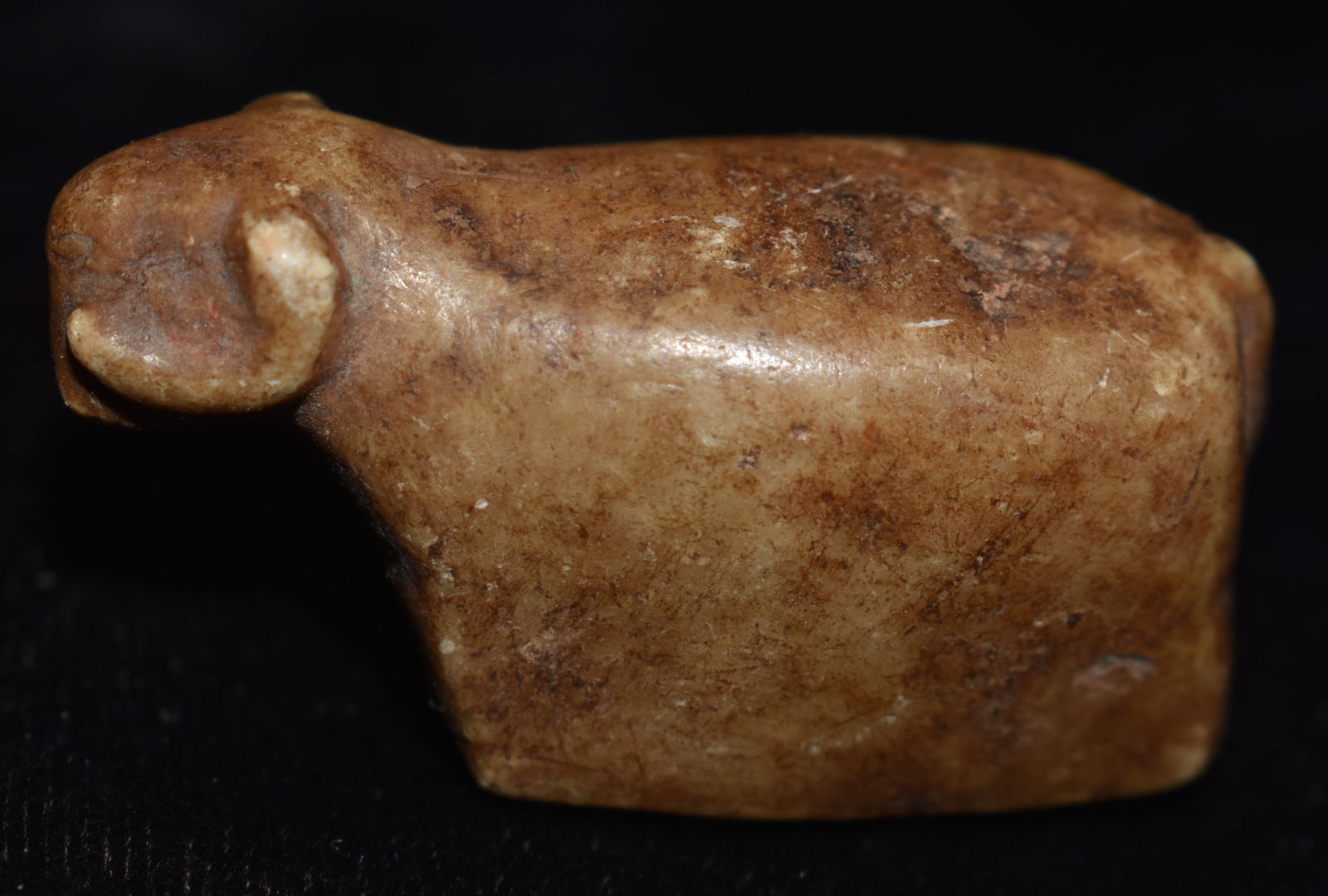 Pre-Columbian Peruvian Stone Animal Figure - Ram (1 of 7)