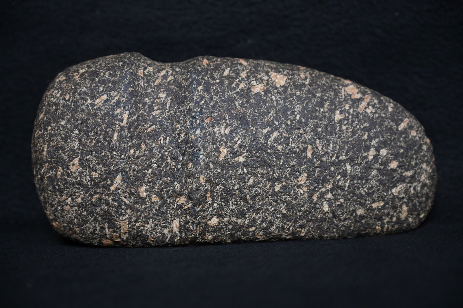 9" Speckled Granite 3/4 Groove Colorful Axe Found in Cass Co. Illinois.  Comes with a Ryan Keele (1 of 10)
