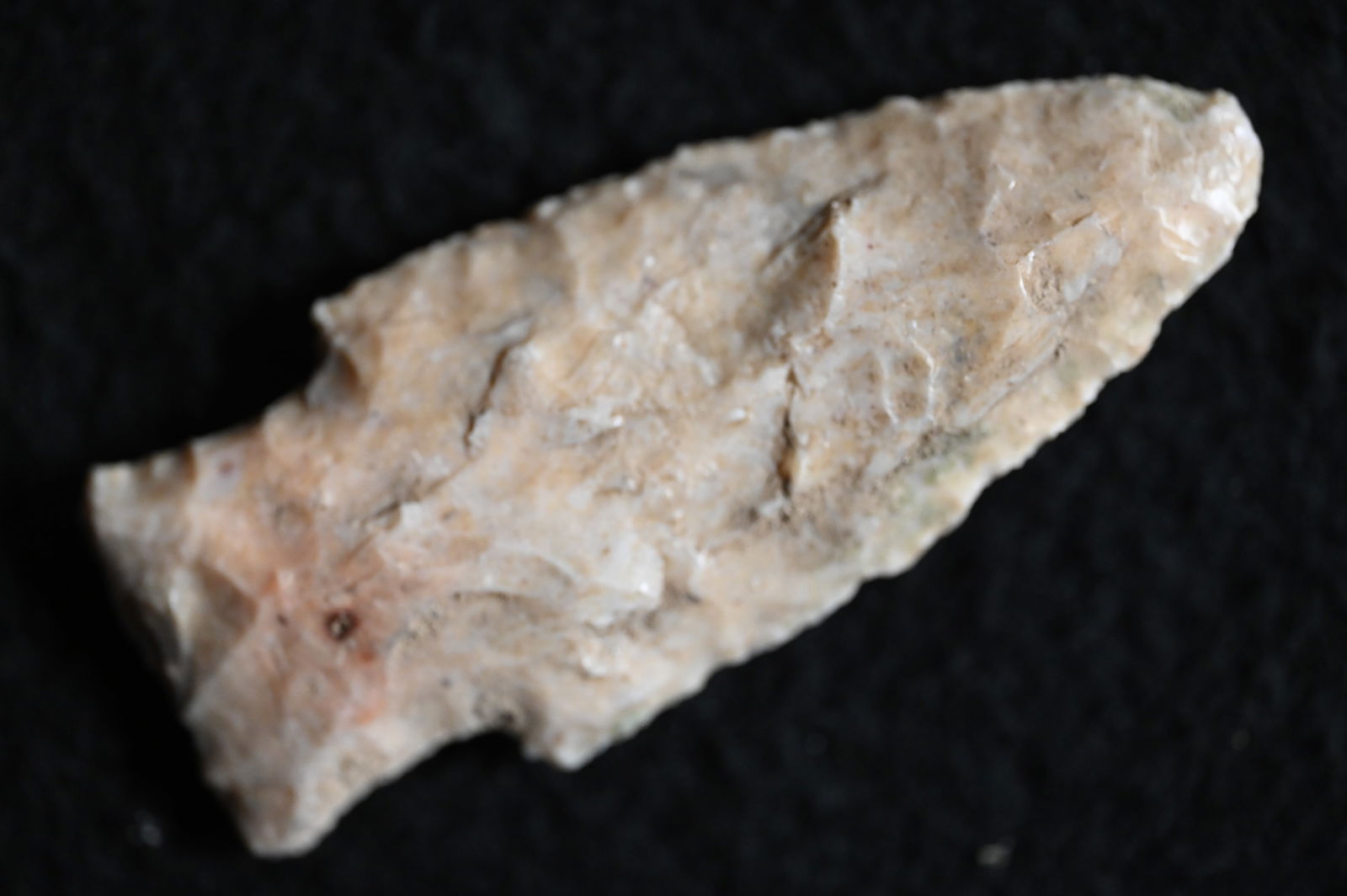 2 3/4" Creek Stained Hardin Found in Marion Co. Missouri Ex: James Vroom Collection. (1 of 9)