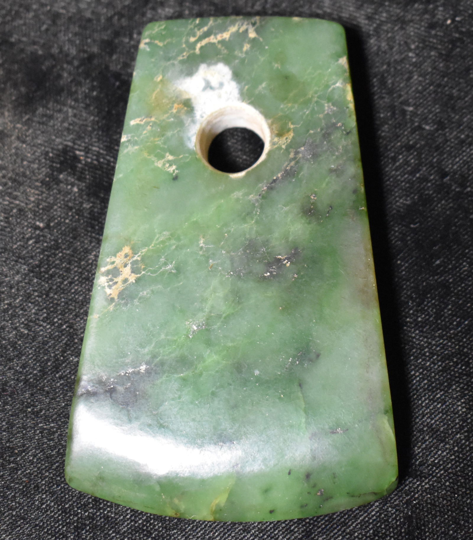 3 1/8" Neolithic Jade Axe Pendant found in North China (1 of 8)