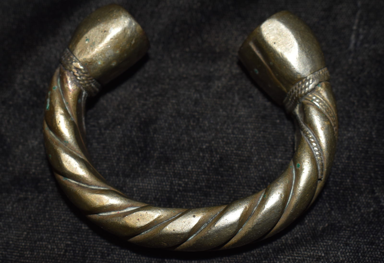 Early to Mid Century Heavy Silver Bedouin Cuff from Saudi Arabia - 179 grams (1 of 9)
