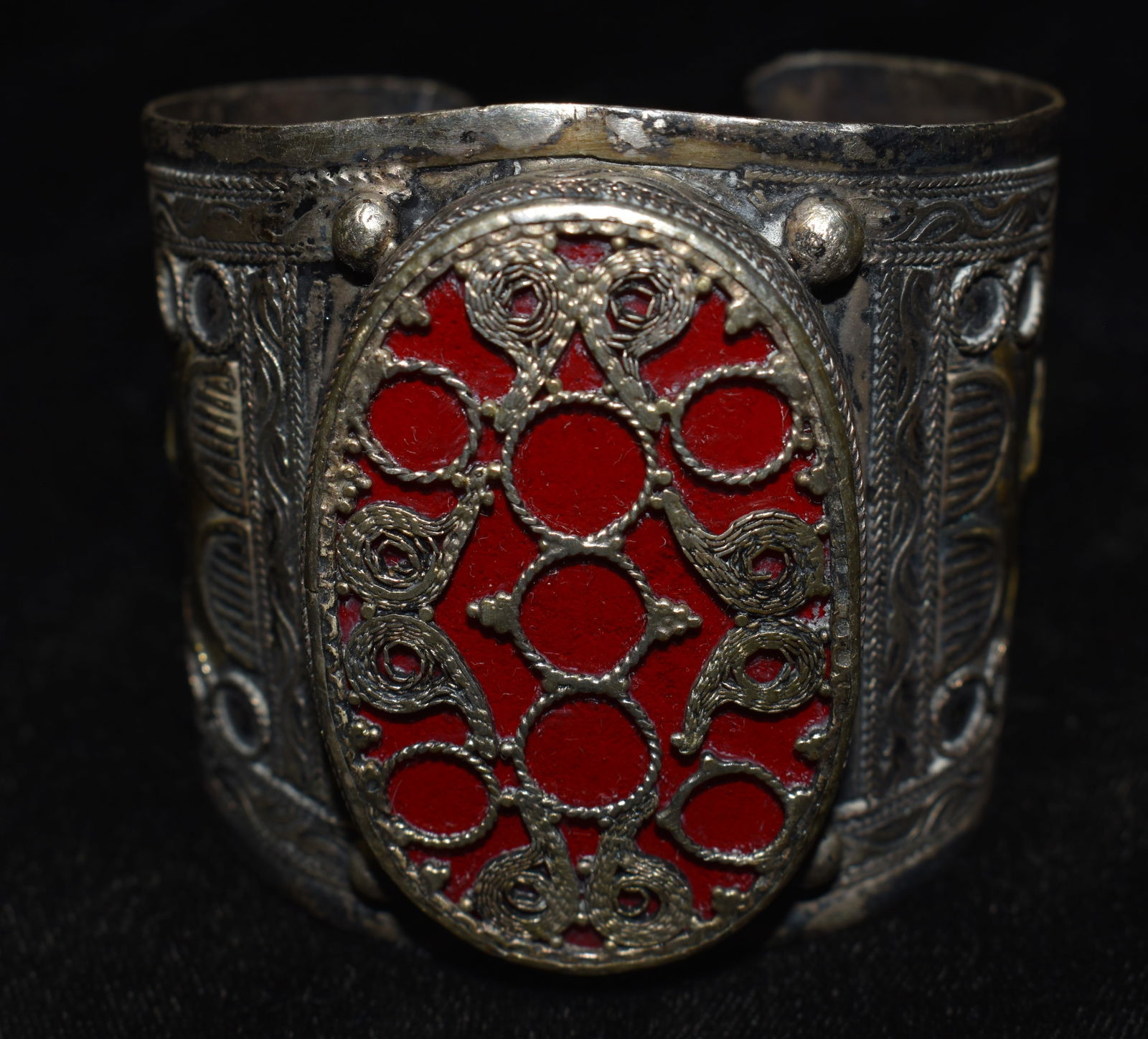 Early 20th Century Highly Detailed Silver Bracelet (1 of 7)