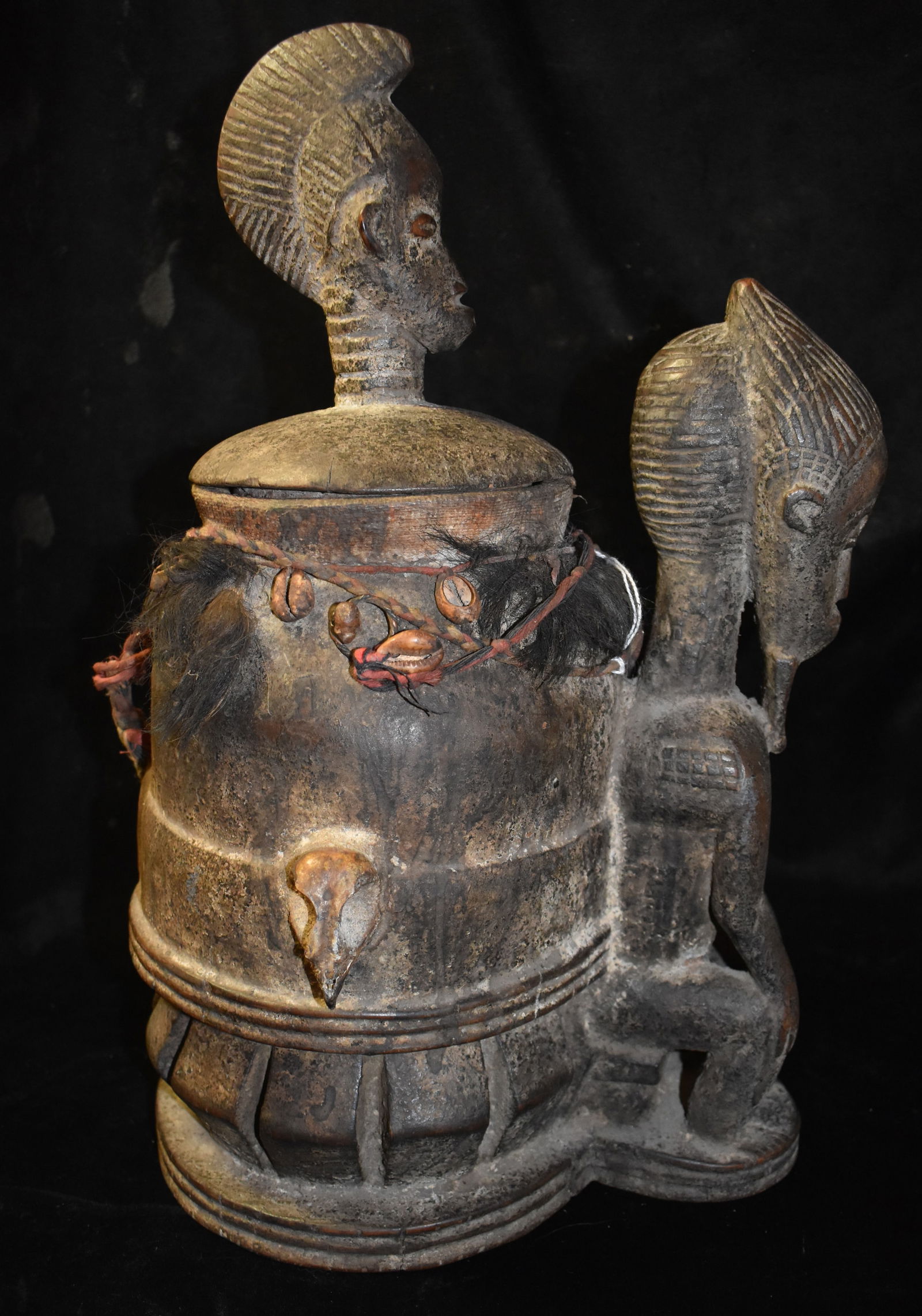 Rare 19th Century Baule Mouse Oracle Vessel w/ Primitive Accents - Ivory Coast (1 of 15)