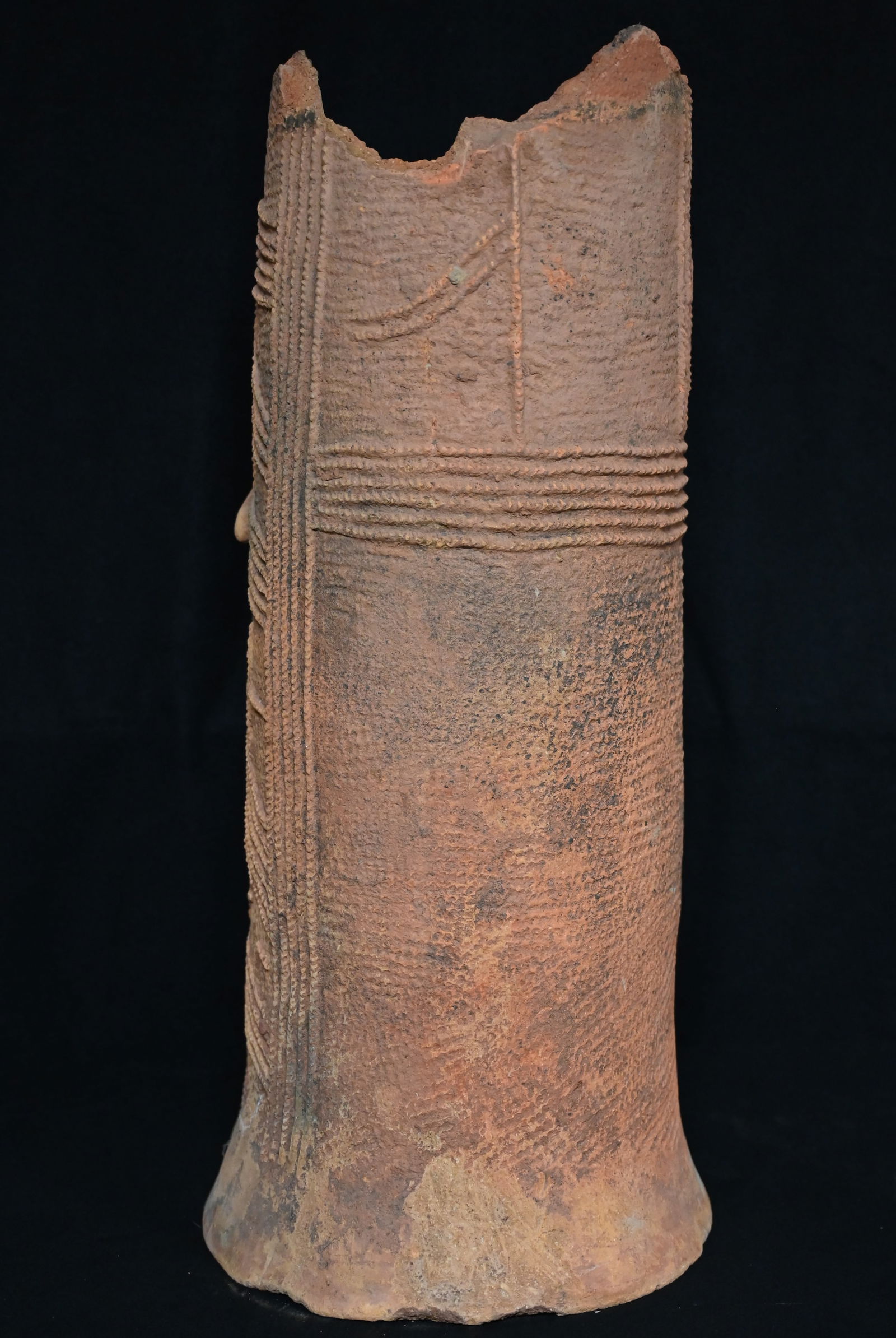 African Bura Asinda Terracotta Funerary Urn, Niger 3rd-11th Century (1 of 8)