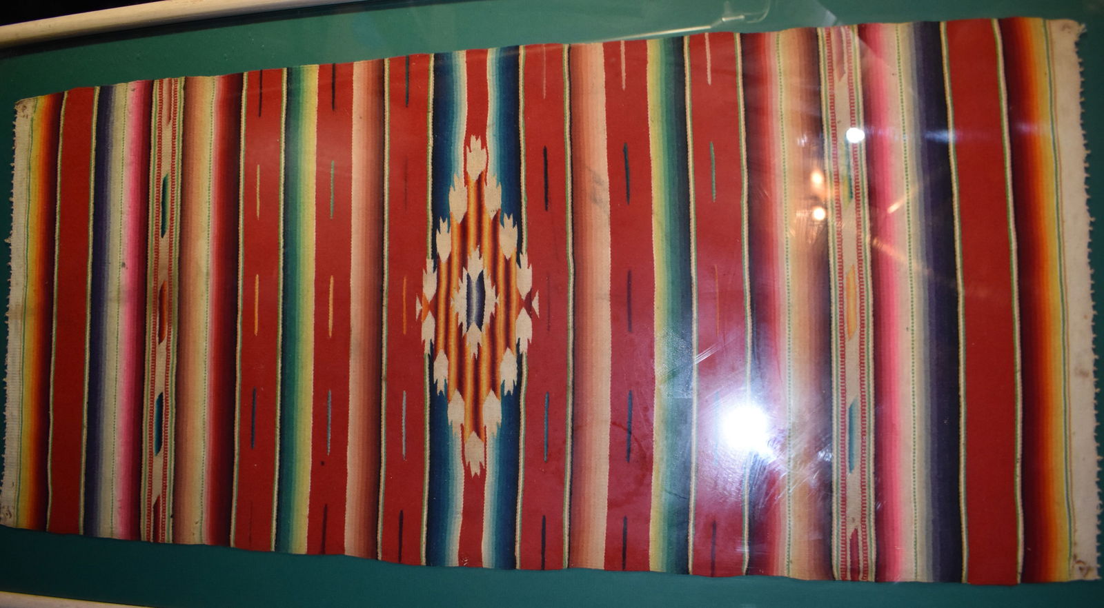 Native American Hand Made Lenape Reed Floor Mat made by Nora Thompson Dean (1 of 7)