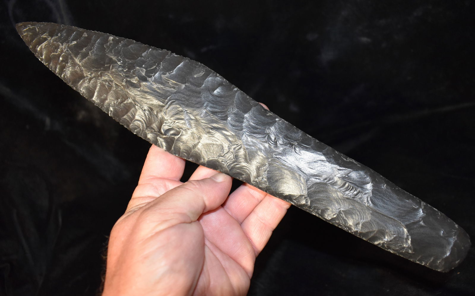 Large 14 1/4" Modern Made Daysite Obsidian Dagger (1 of 8)