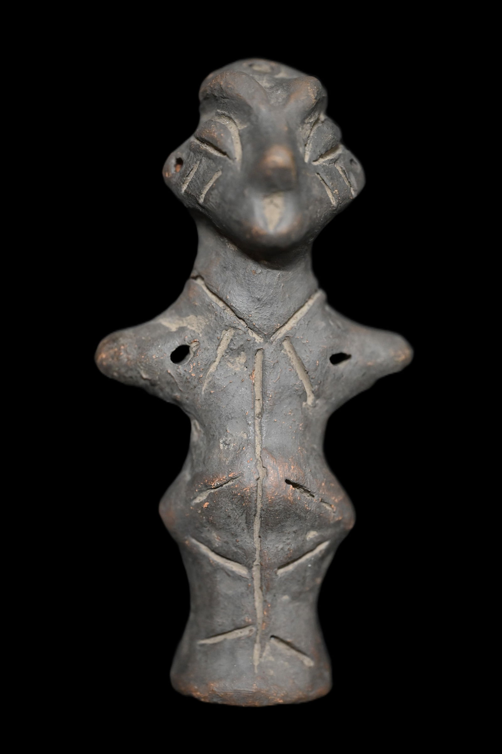 4 3/4" Anthropomorphic Vinca Idol Modern Made with Hands of History Certificate of Authenticity (1 of 6)
