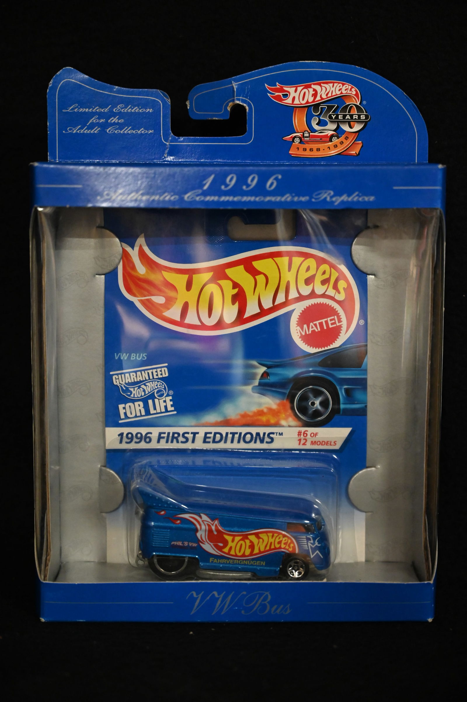 1996 First Editions Hot Wheels V.W. Bus 30 Years Anniversary. (1 of 4)
