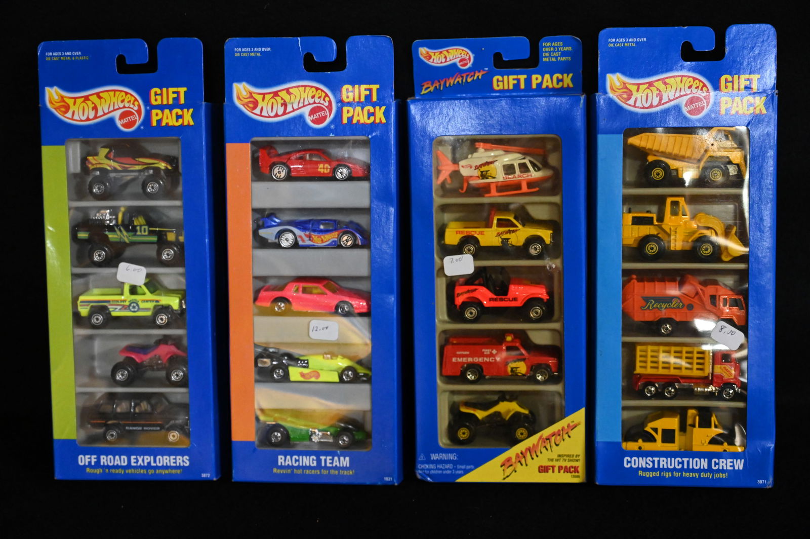 4 Mattel Hot Wheels 5 Car Gift Packs 1994 Brand New in the original packaging. (1 of 4)