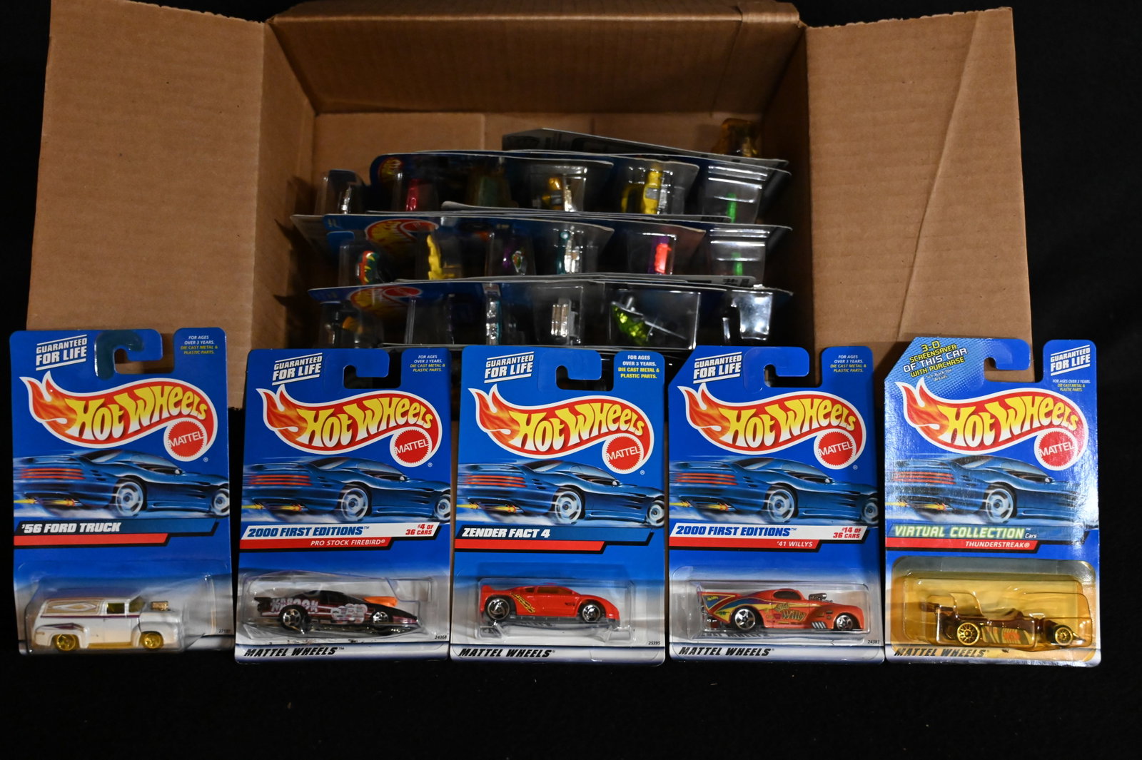 Mattel Hot Wheels Assortment contains 30 cars. All cars are brand new and in their original card.: Mattel Hot Wheels Assortment contains 30 cars. All cars are brand new and in their original card. We made sure the number of cars was correct and did not search through them. Most or all appear to be 