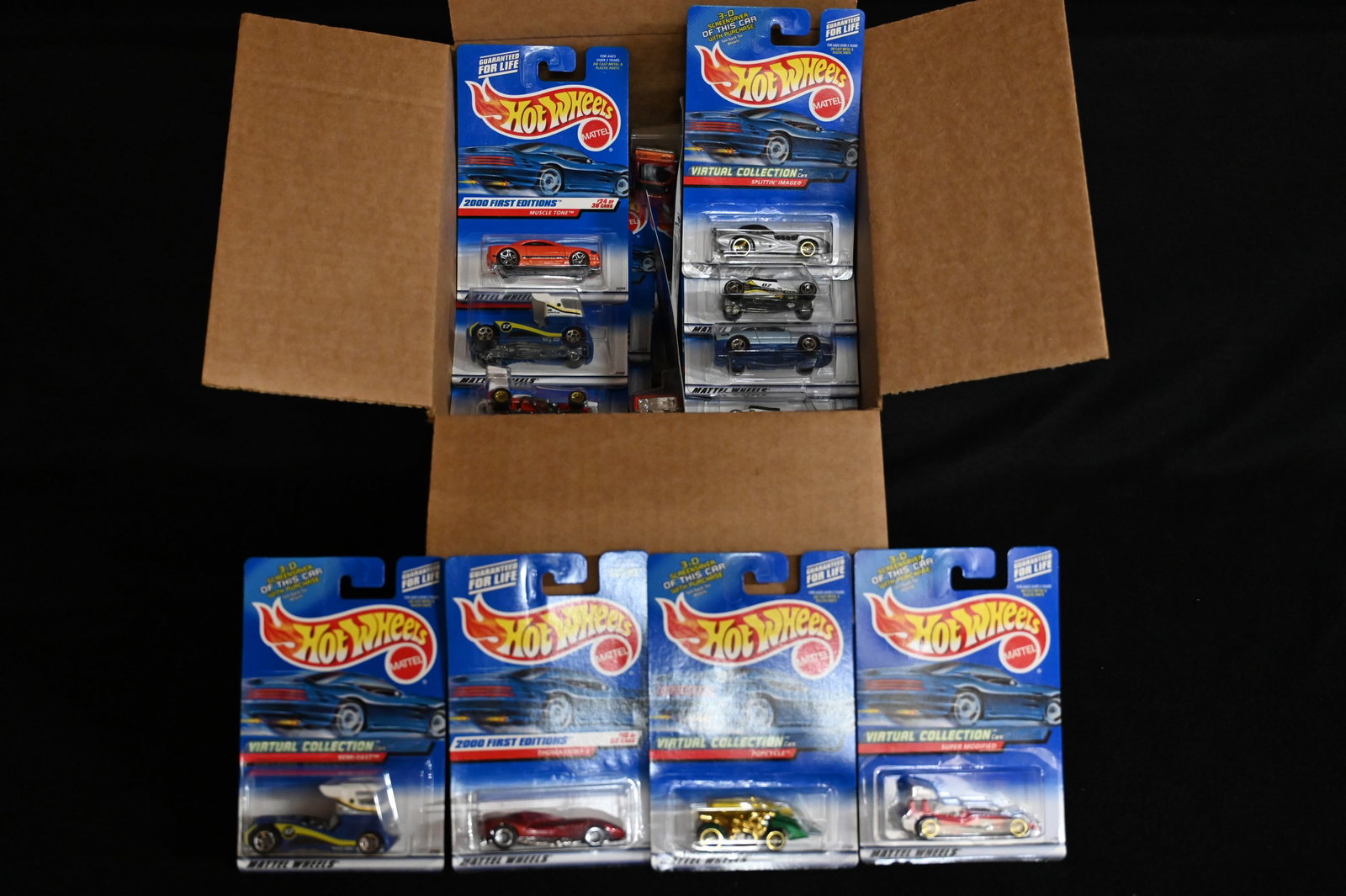 Mattel Hot Wheels Assortment contains 72 cars. All cars are brand new and in their original card.: Mattel Hot Wheels Assortment contains 72 cars. All cars are brand new and in their original card. We made sure the number of cars was correct and did not search through them. This box contains a mix o