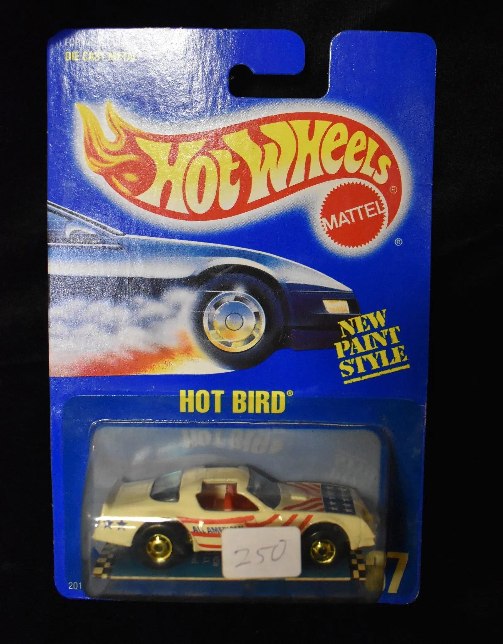 RARE 1989 Hot Wheels Blue Card White HOT BIRD Mint with Good Card: 1989 Hot Wheels Blue Card White Hot Bird Mint with Good Card. New in its original package. Hard to find vintage hotwheels car.