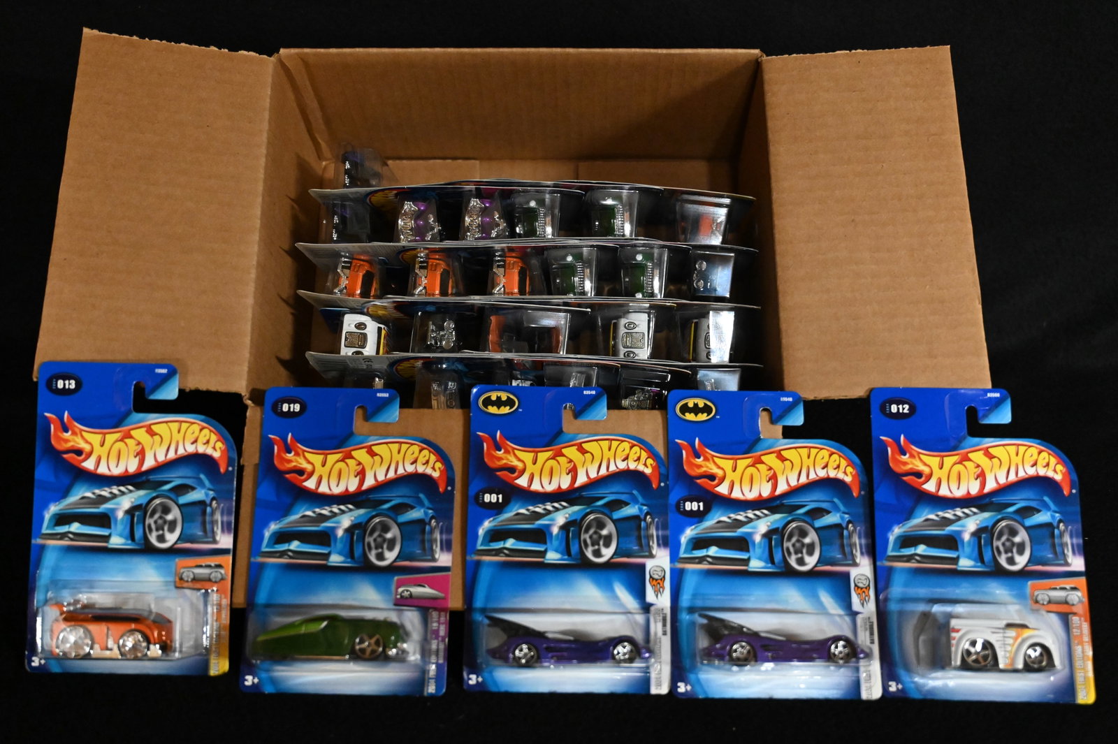 Mattel Hot Wheels Assortment contains 30 cars. All cars are brand new and in their original card.: Mattel Hot Wheels Assortment contains 30 cars. All cars are brand new and in their original card. We made sure the number of cars was correct and did not search through them. Most or all appear to be 