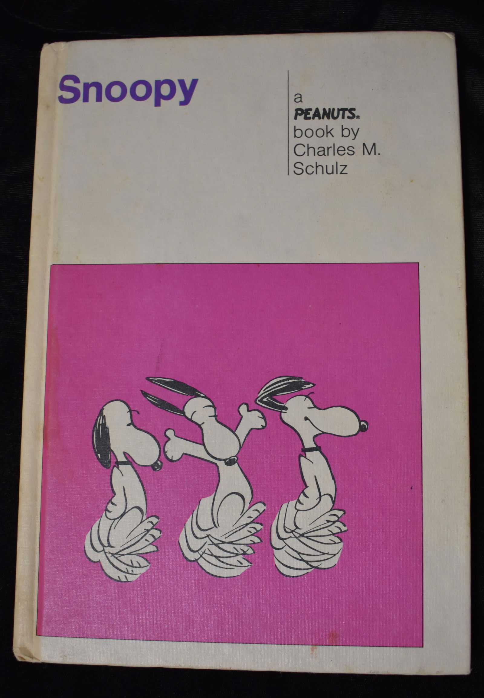 1958 Snoopy, A Peanuts Book by Charles Schulz: Snoopy, A Peanuts Book by Schulz, Charles M.. Published by Holt Rinehart & Winston, NY, 1958. Hardback in very good condition for its age. A little age toning to the cover. Tim Harshman loved snoopy a