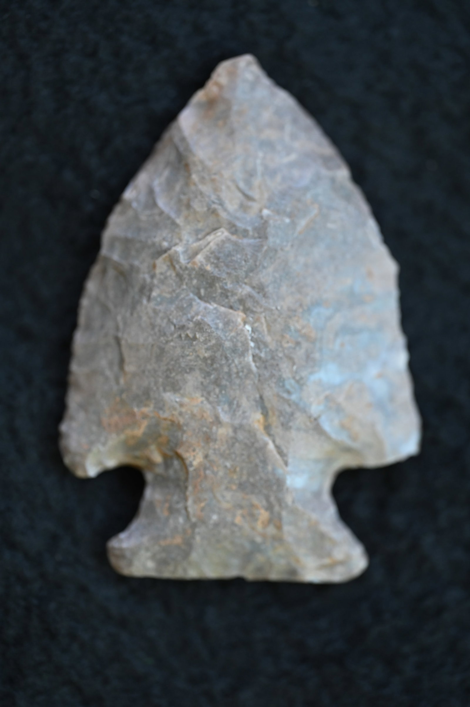 2 1/8" Hardin Found in Kentucky Ex: Glenn Haskins Collection.: 2 1/8" Hardin Found in Kentucky Ex: Glenn Haskins Collection. Key words: Ancient, Prehistoric Native American Indian Artifacts, Arrowheads, Stone Tools