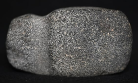 3 15/16" Speckled Granite 3/4 Iowa Slant Groove Axe Found in VanBuren Co. Iowa Ex: John Bender, Matt: 3 15/16" Speckled Granite 3/4 Iowa Slant Groove Axe Found in VanBuren Co. Iowa Ex: John Bender, Matt Lay Collections.