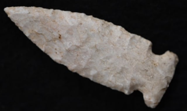 2 3/8" Robinson Arrowhead Found in Marion Co. Missouri Ex: Matt Lay Collection.: 2 3/8" Robinson Arrowhead Found in Marion Co. Missouri Ex: Matt Lay Collection. Key words: Ancient, Prehistoric Native American Indian Artifacts, Arrowheads, Stone Tools