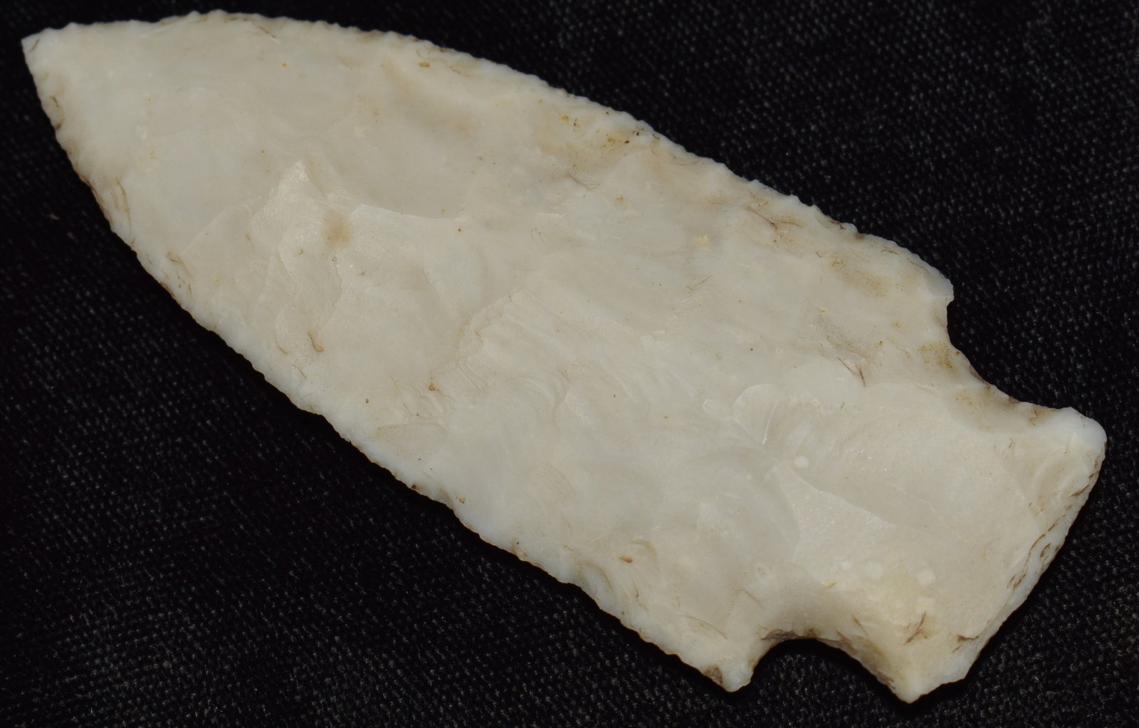 3 3/8" Burlington Etley found in St Charles County, Missouri: 3 3/8" Burlington Etley found in St Charles County, Missouri. Ex Tim Patrick Collection. Key words: Ancient, Prehistoric Native American Indian Artifacts, Arrowheads, Stone Tools