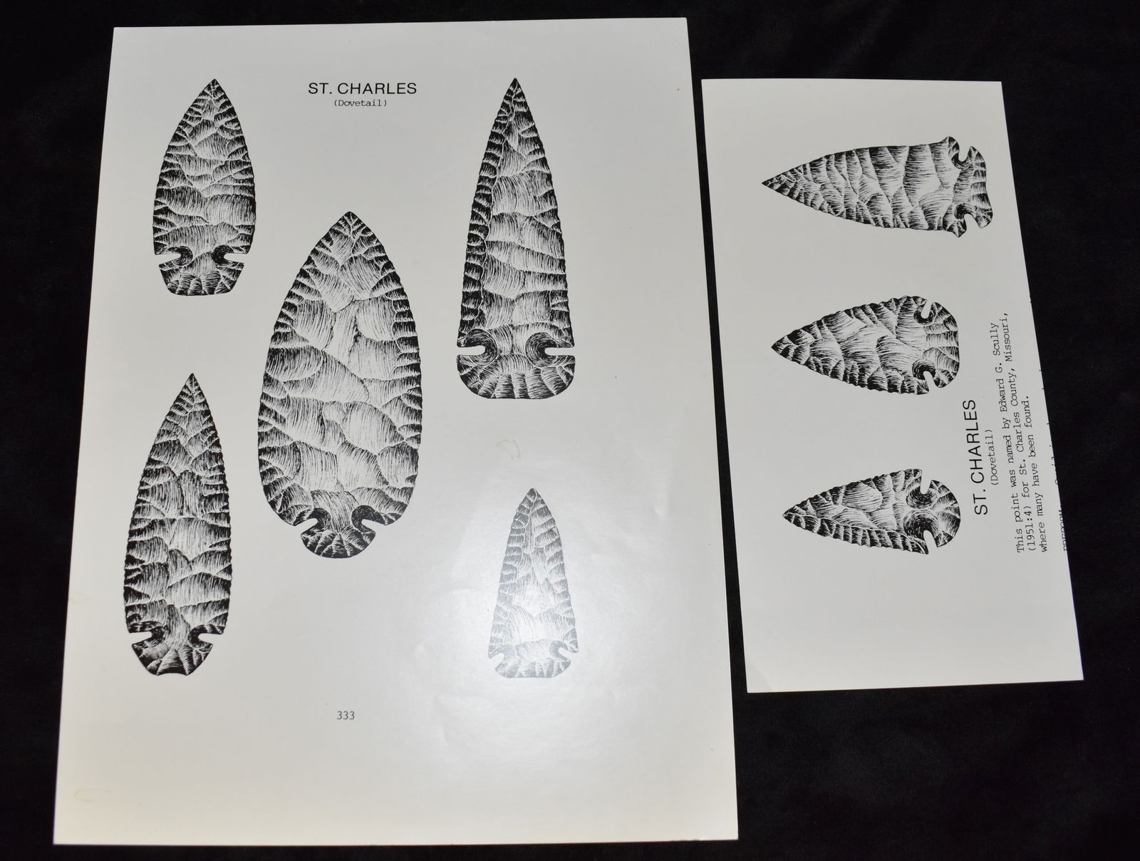 St Charles Original Plates used in the Creation of Perino's Book - Selected Preforms, Points, and: St Charles Original Plates used in the Creation of Perino's Book - Selected Preforms, Points, and Knives of the North American Indians. Gregory Perino was a highly respected authenticator and Author o