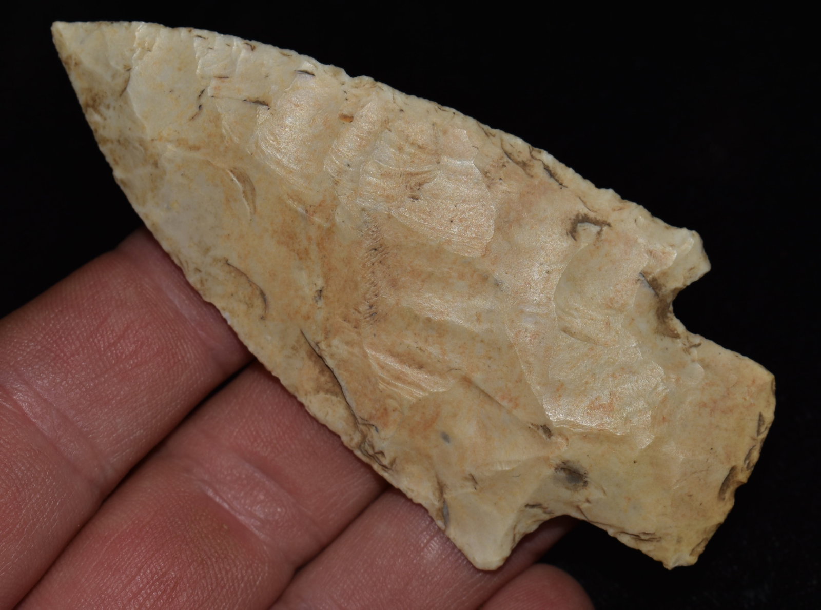 3 5/8" Nicely Made River Patinated Etley found in St Charles County, Missouri: 3 5/8" Nicely Made River Patinated Etley found in St Charles County, Missouri. Ex Tim Patrick Collection