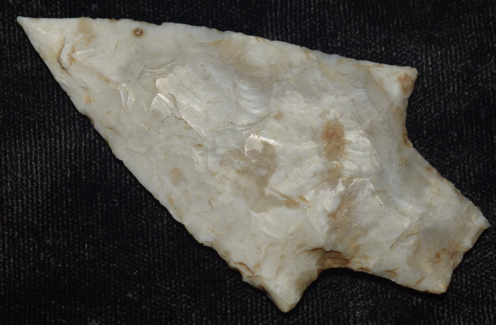 2 15/16" Super Fine Mozarkite Adena Dickson found in Johnson County, Missouri: 2 15/16" Super Fine Mozarkite Adena Dickson found in Johnson County, Missouri. One of the nicer ones of its size we have seen in a while. Exhibits correct manufacture and excellent patination. Ex Tim 
