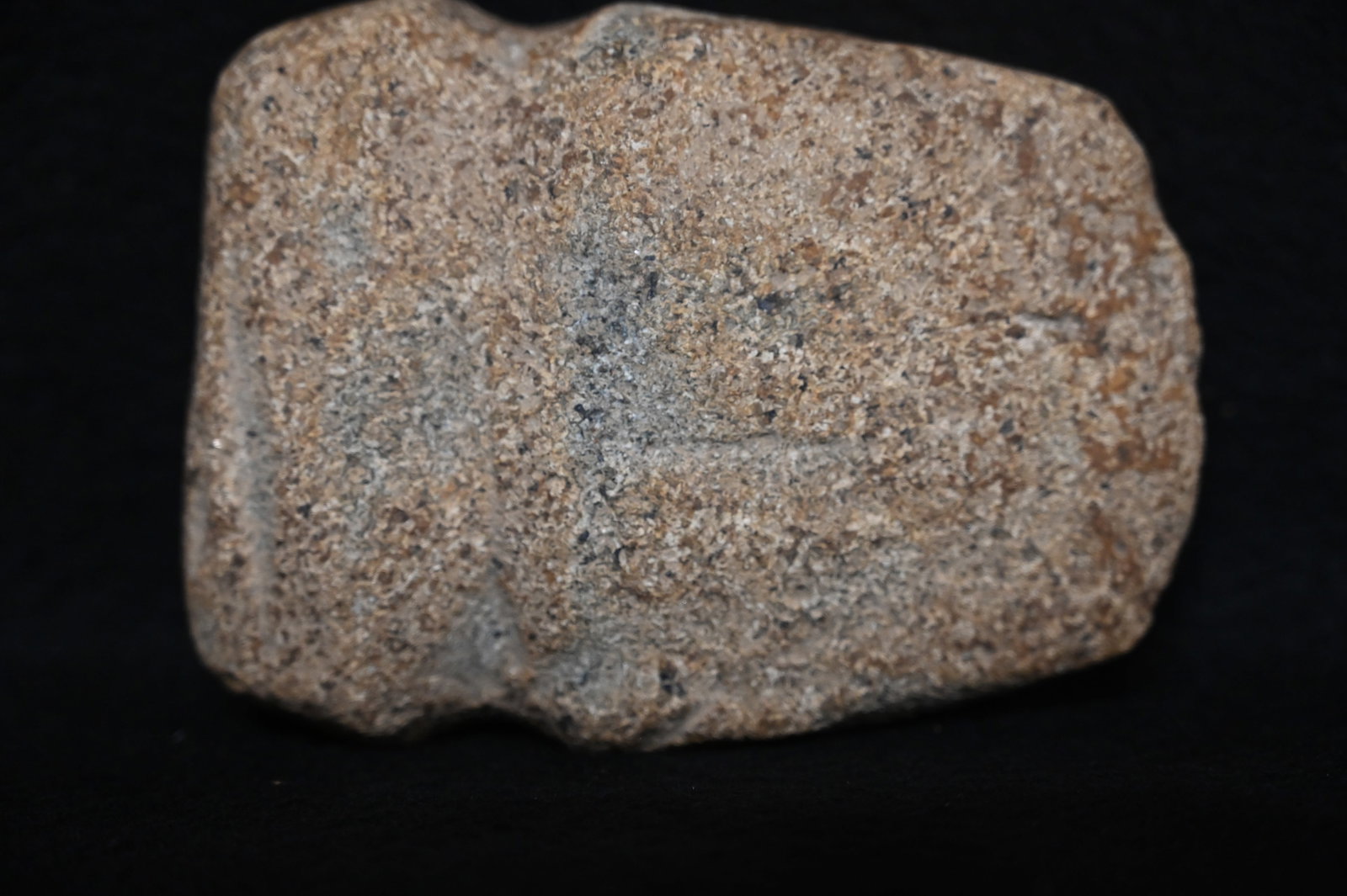 4 15/16 Granite Full Groove Axe Found in Adair Co. Missouri Ex: John Bender, Matt Lay Collections.: 4 15/16 Granite Full Groove Axe Found in Adair Co. Missouri Ex: John Bender, Matt Lay Collections.