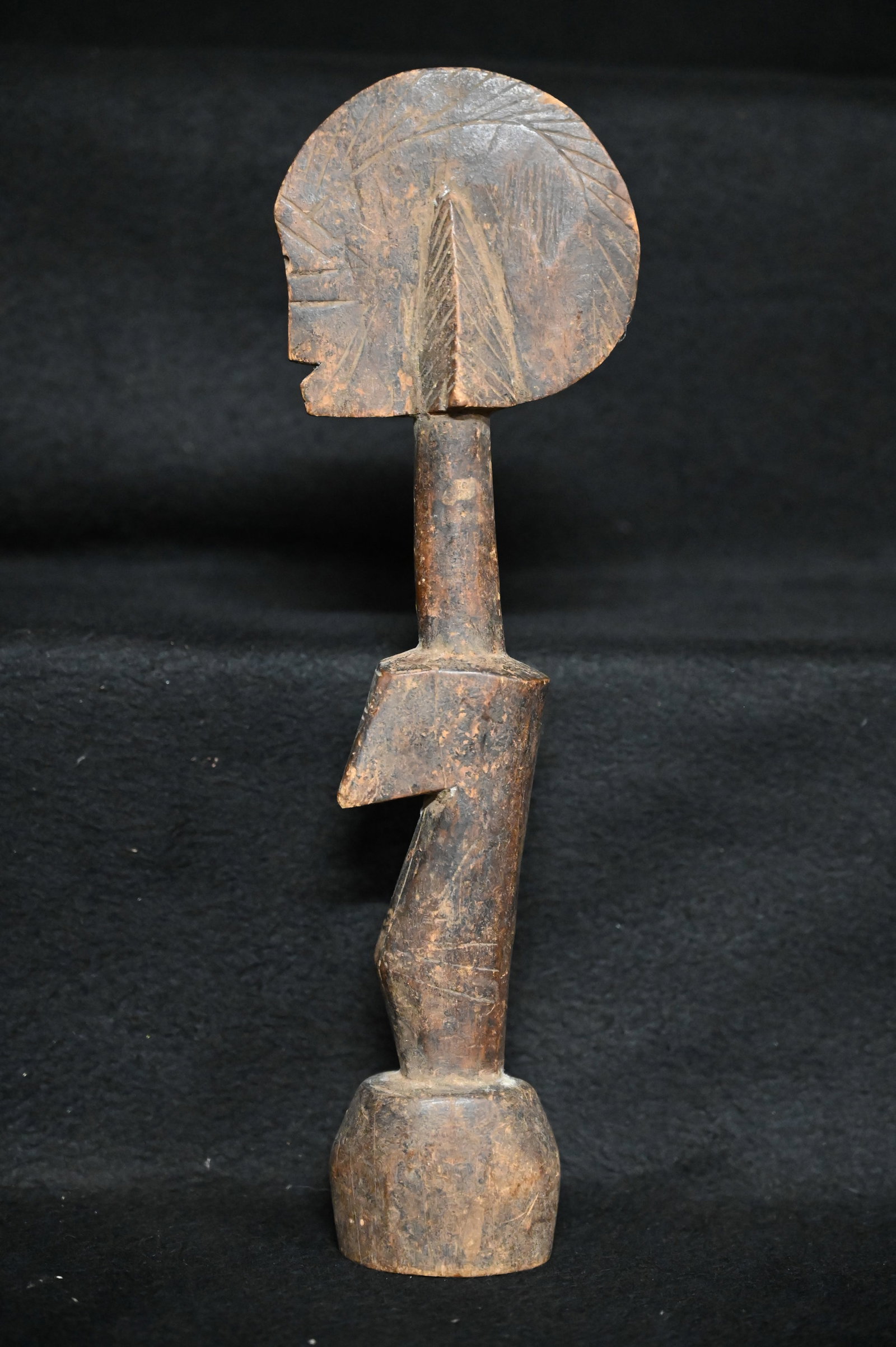 African Burkina Faso Mossi Fertility Doll Hand Carved Wood: Mid-Century Vintage African Burkina Faso Mossi Fertility Doll Hand Carved Wood Approx.. dimensions: 12 1/2"H