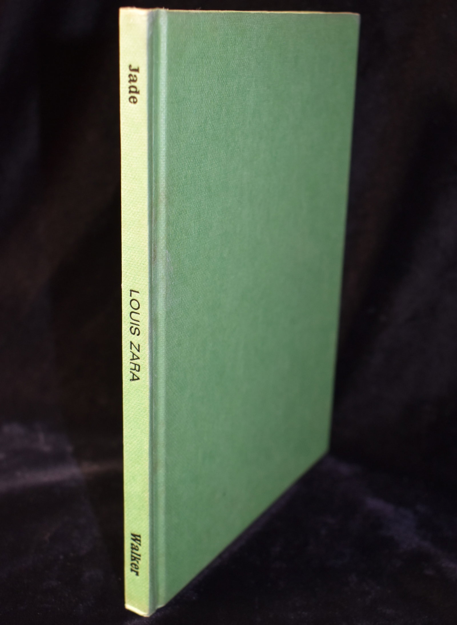 1969 Jade Collectors' Blue Book by Louis Zara - Signed by the Author: Jade Collectors' Blue Book by Louis Zara. Published by Walker & Co., 1969. Signed by the Author. Very good plus hardback with dust cover.