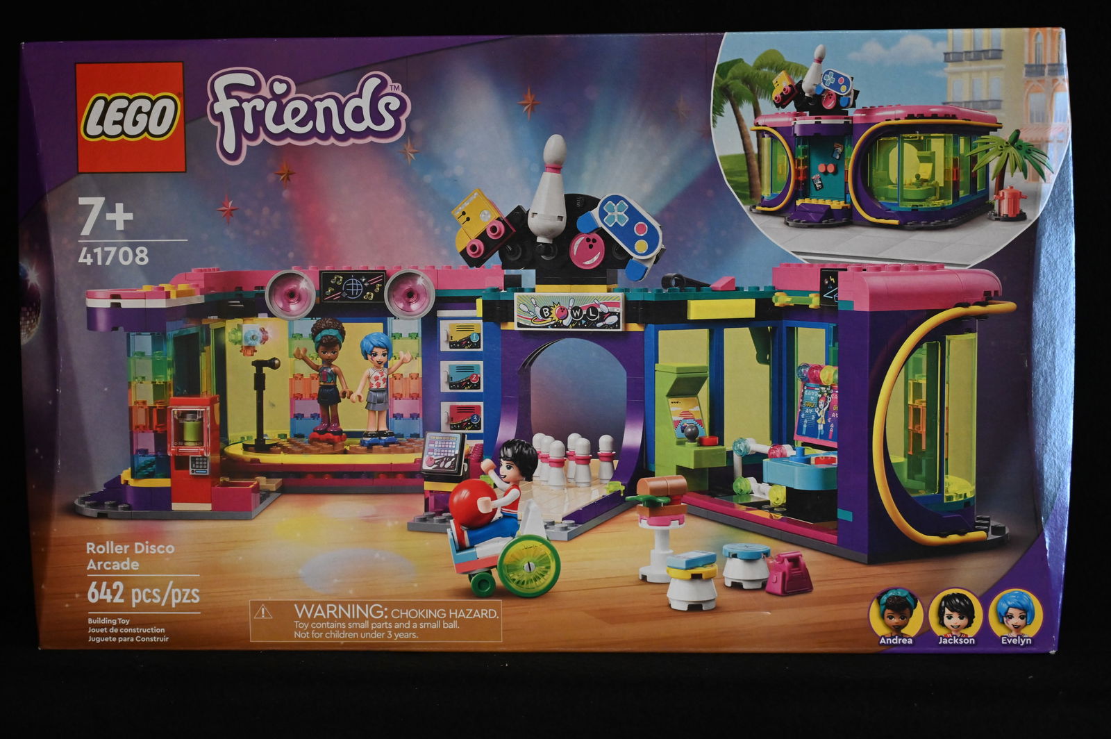 Lego Friends Roller Disco Arcade 41708 brand new never opened condition.: Lego Friends Roller Disco Arcade 41708 brand new never opened condition.