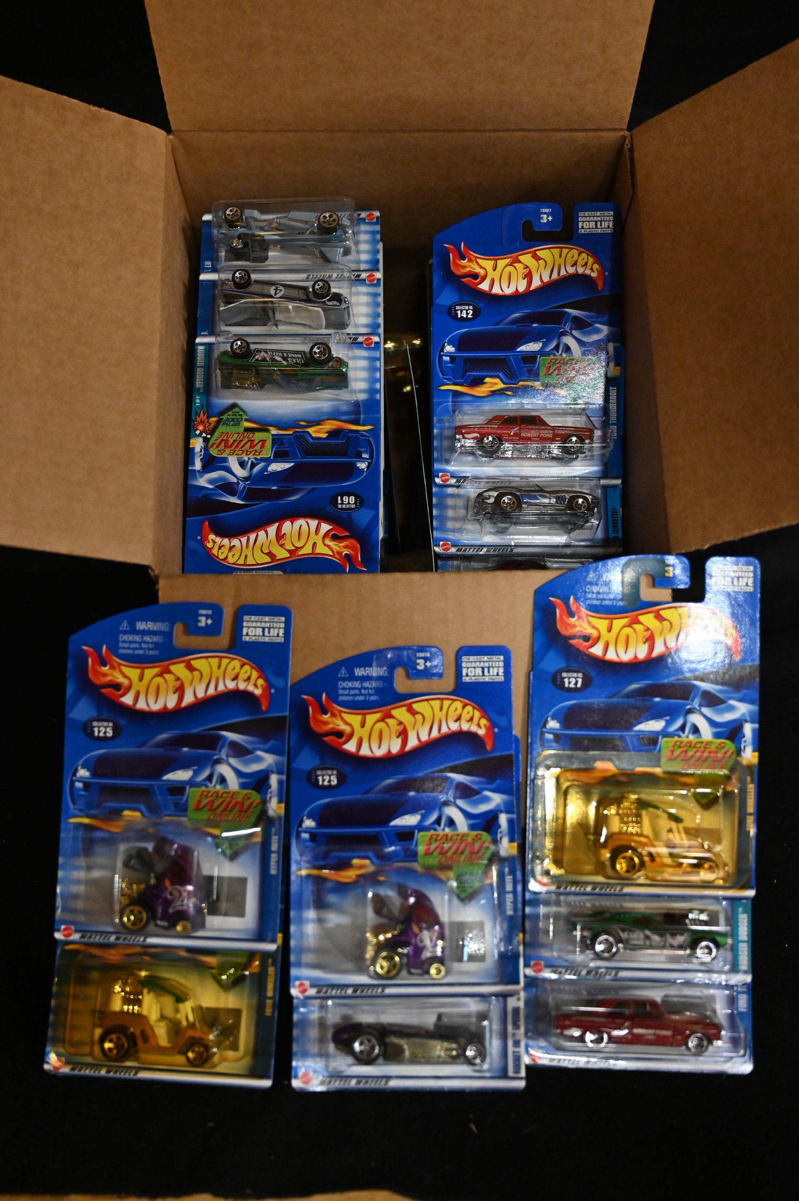 Mattel Hot Wheels Assortment contains 72 cars. All cars are brand new and in their original card.: Mattel Hot Wheels Assortment contains 72 cars. All cars are brand new and in their original card. We made sure the number of cars was correct and did not search through them. This box contains a mix o