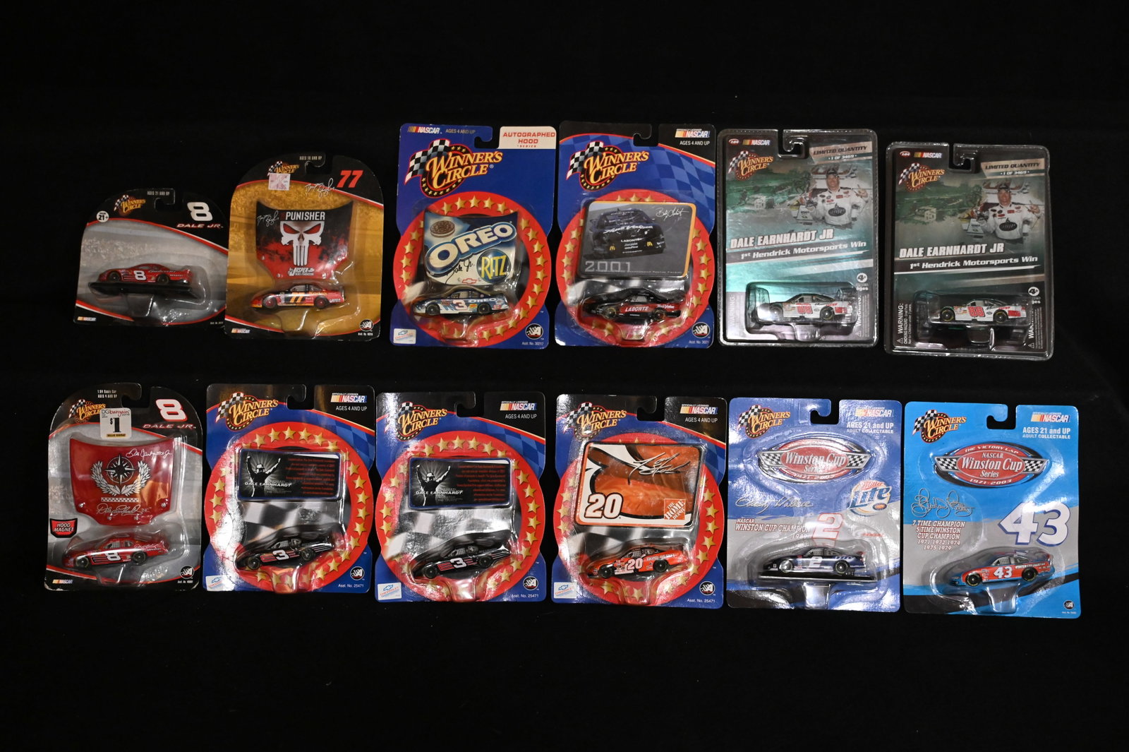 12 Winner's Circle Die cast NASCAR cars 2003-2004 brand new in the original packaging.: 12 Winner's Circle Die cast NASCAR cars 2003-2004 brand new in the original packaging.
