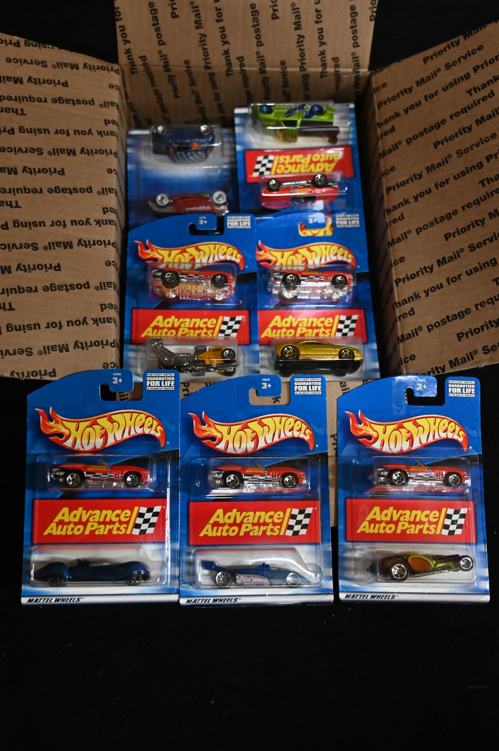 Mattel Hot Wheels 2 Pack Assortment contains 36 cars. All cars are brand new and in their original: Mattel Hot Wheels 2 Pack Assortment contains 36 cars. All cars are brand new and in their original card. We made sure the number of cars was correct and did not search through them. Most or all appear