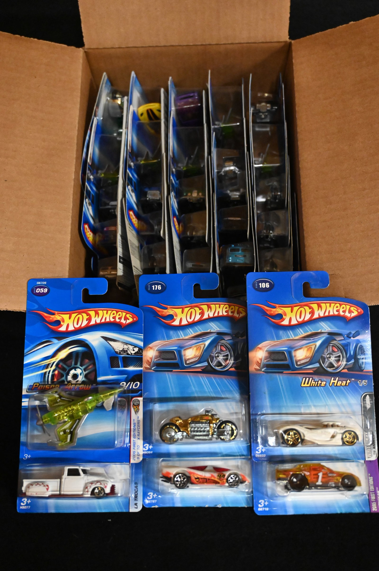 Mattel Hot Wheels Assortment contains 36 cars. All cars are brand new and in their original card.: Mattel Hot Wheels Assortment contains 36 cars. All cars are brand new and in their original card. We made sure the number of cars was correct and did not search through them. Most or all appear to be 