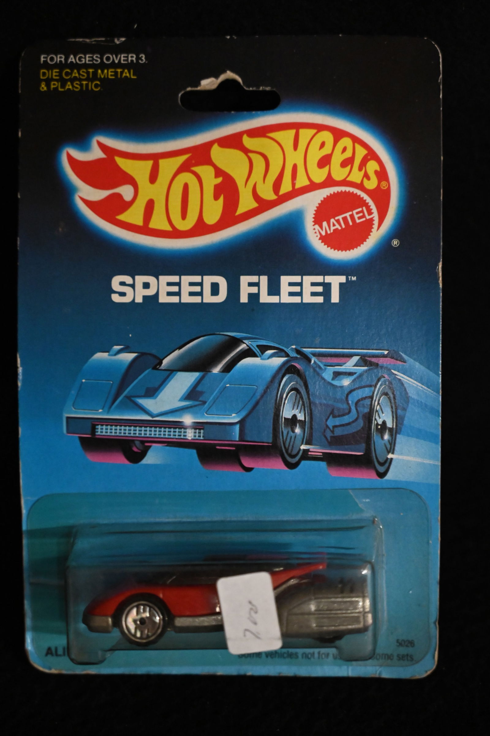 1986 Mattel Hot Wheels Speed Fleet in the original packaging.: 1986 Mattel Hot Wheels Speed Fleet in the original packaging.