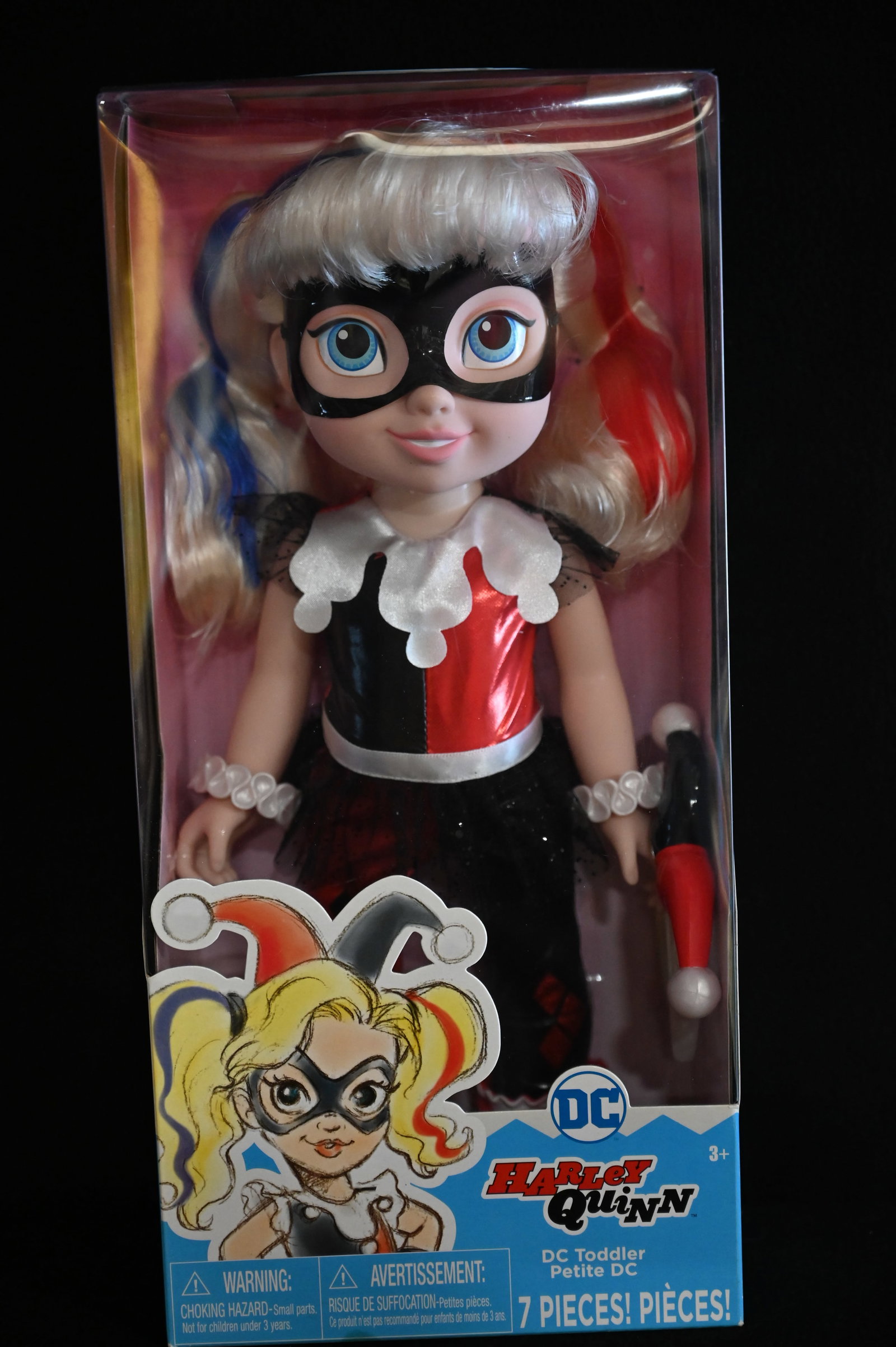 DC Comics Harley Quinn Toddler Doll Produced by Jakks in 2017. Brand New Condition.: DC Comics Harley Quinn Toddler Doll Produced by Jakks in 2017. Brand New Condition.