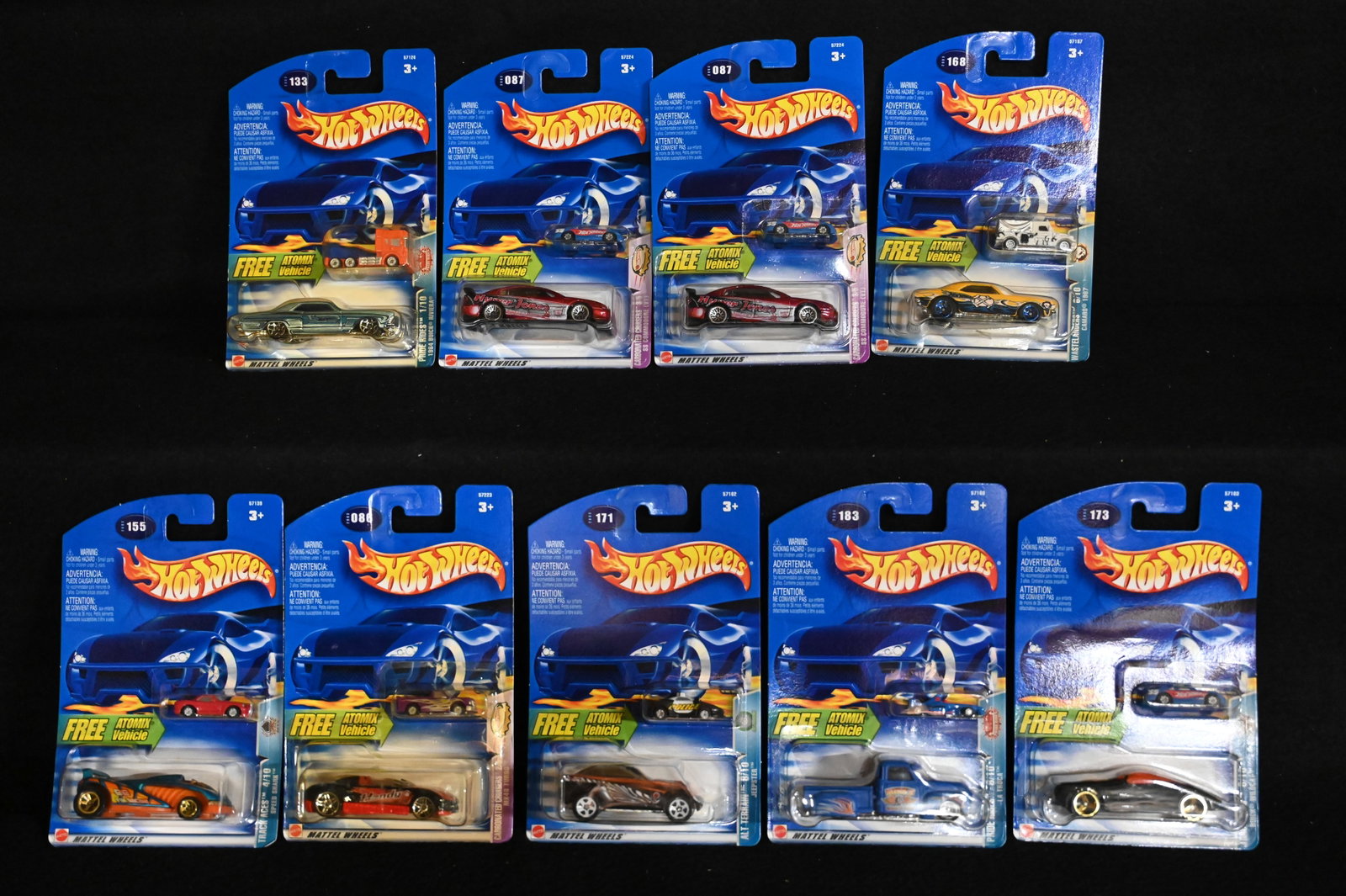 9 Planet Hot Wheels 2002 with Atomix Vehicle.: 9 Planet Hot Wheels 2002 with Atomix Vehicle.